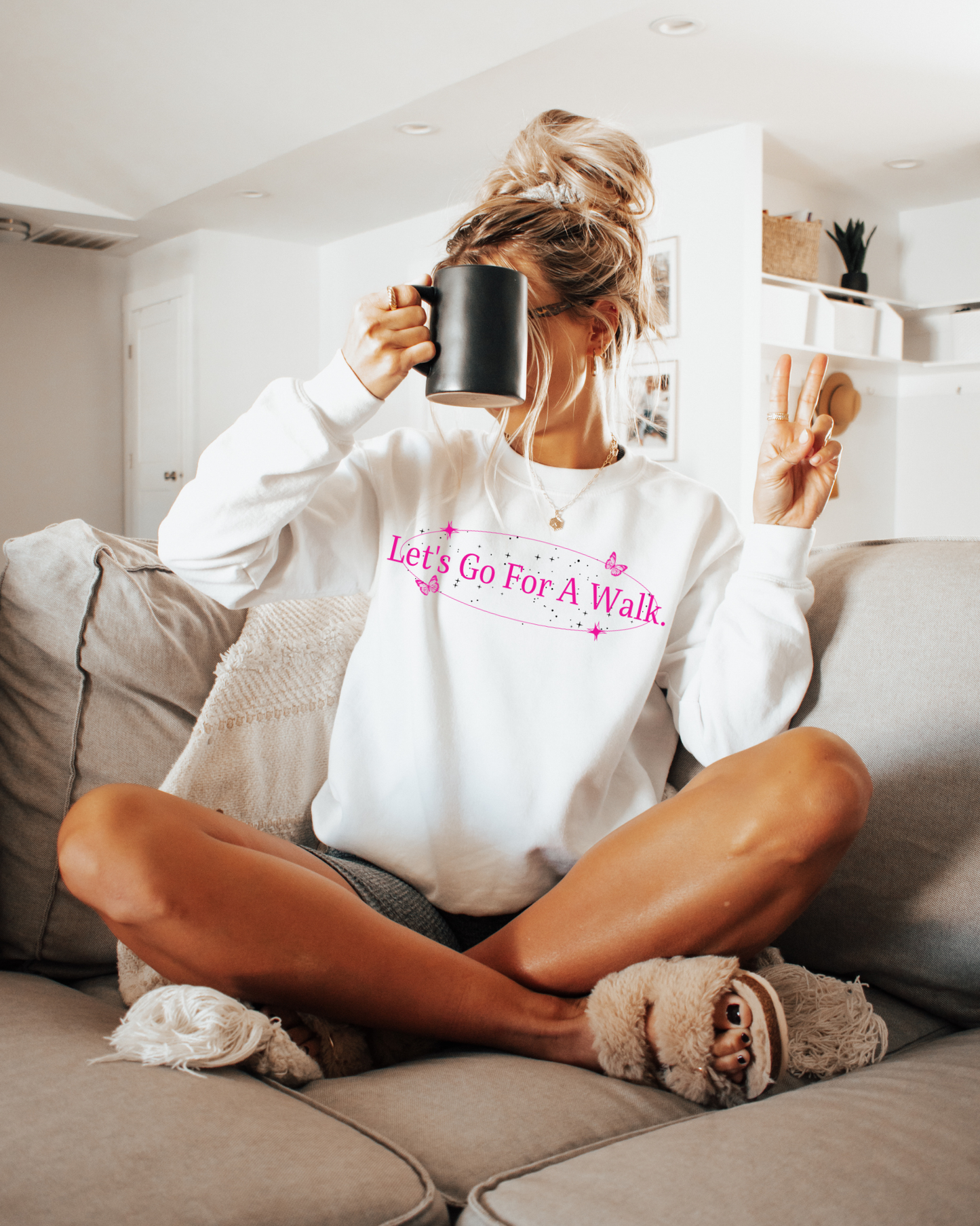 Let's Go For A Walk Pink