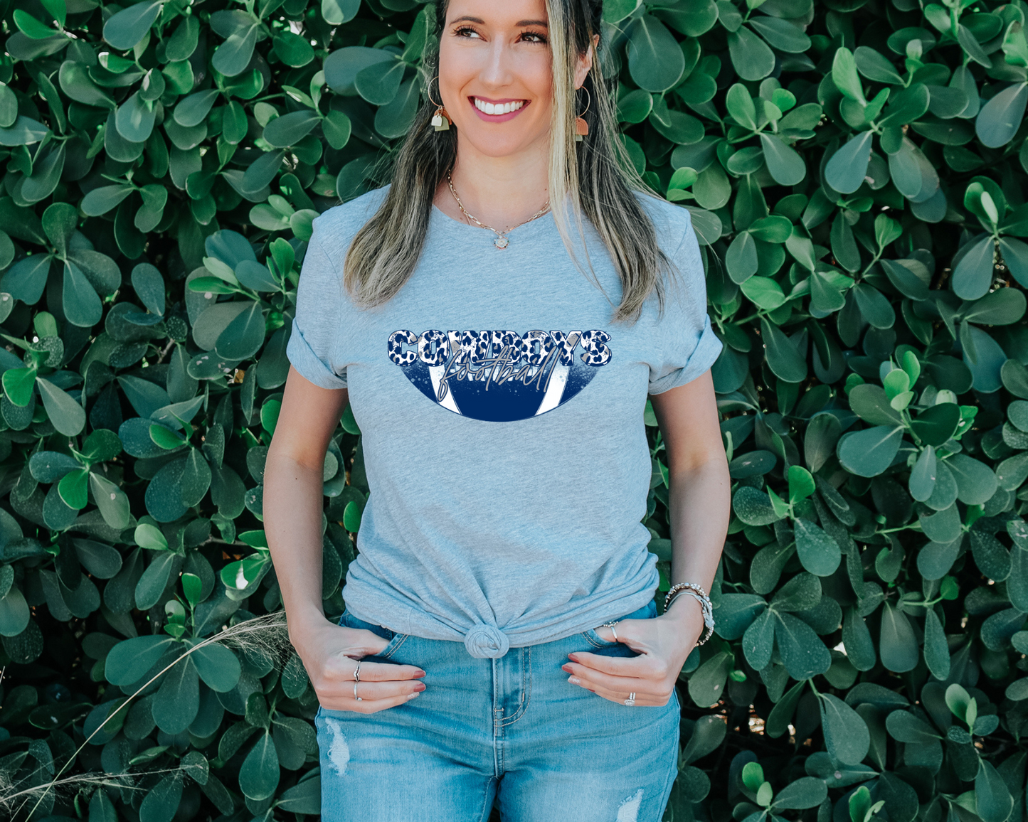 Cowboys football - cheetah print