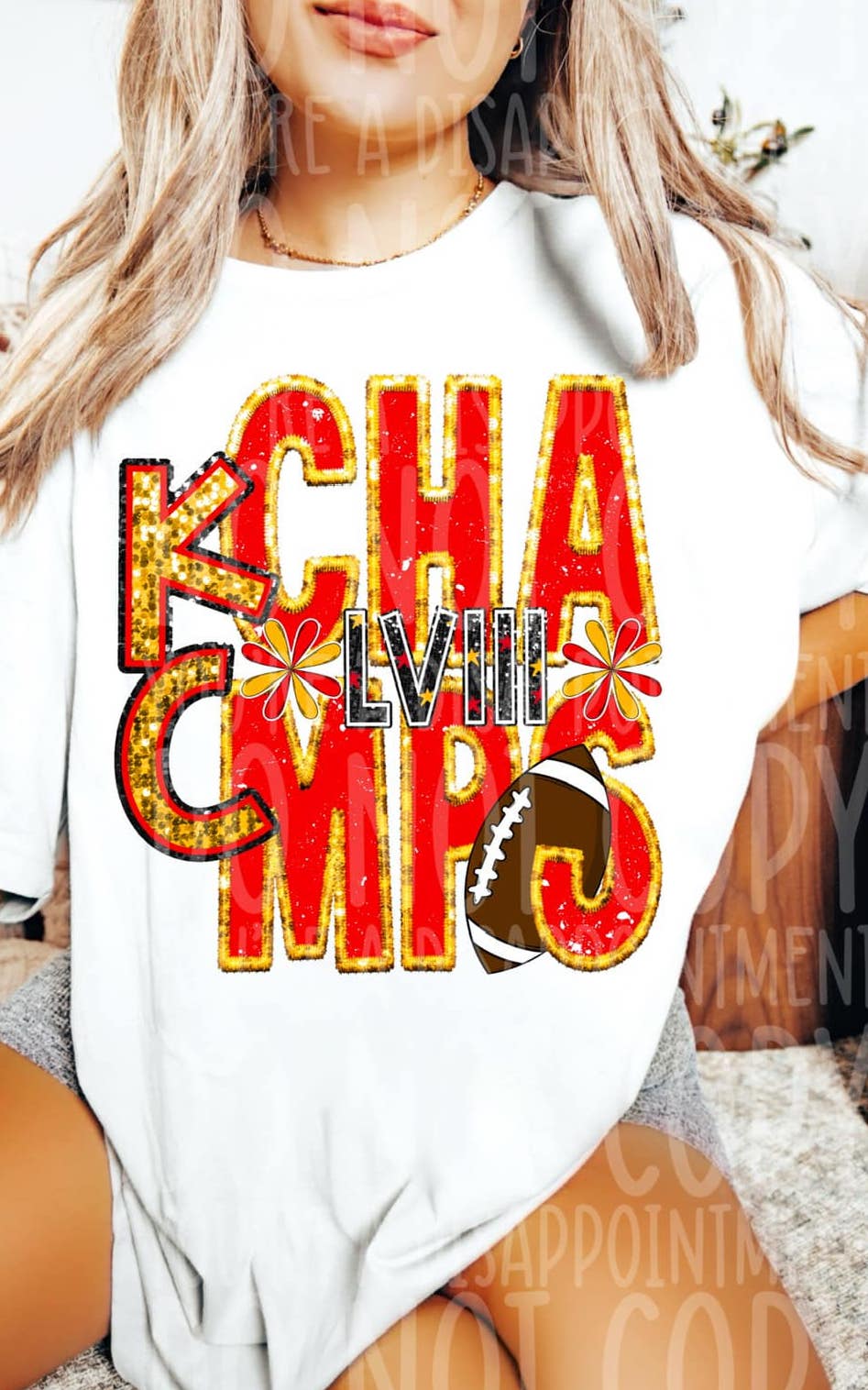 Faux Sequins KC Champs LVIII