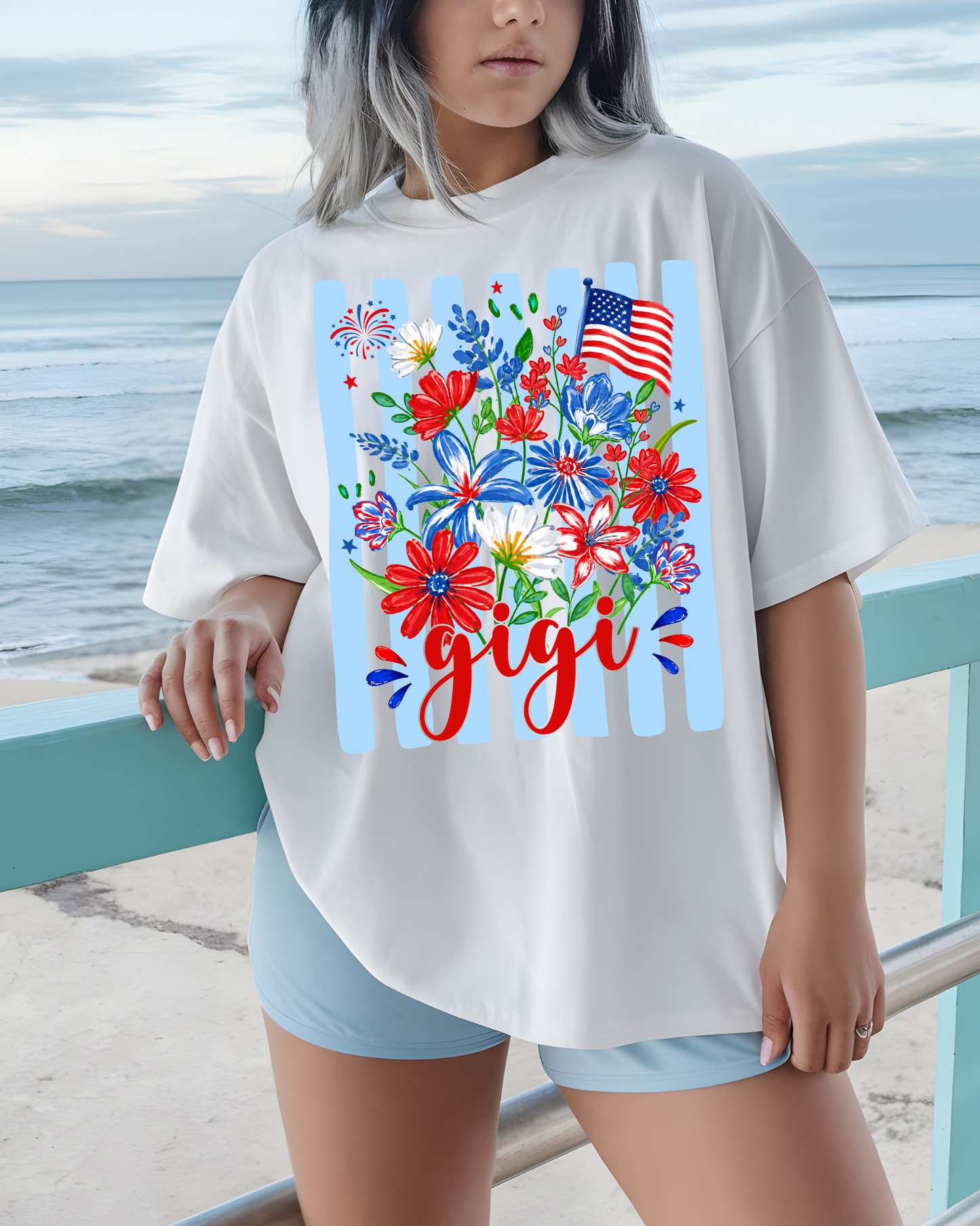 Gigi Floral Stripes