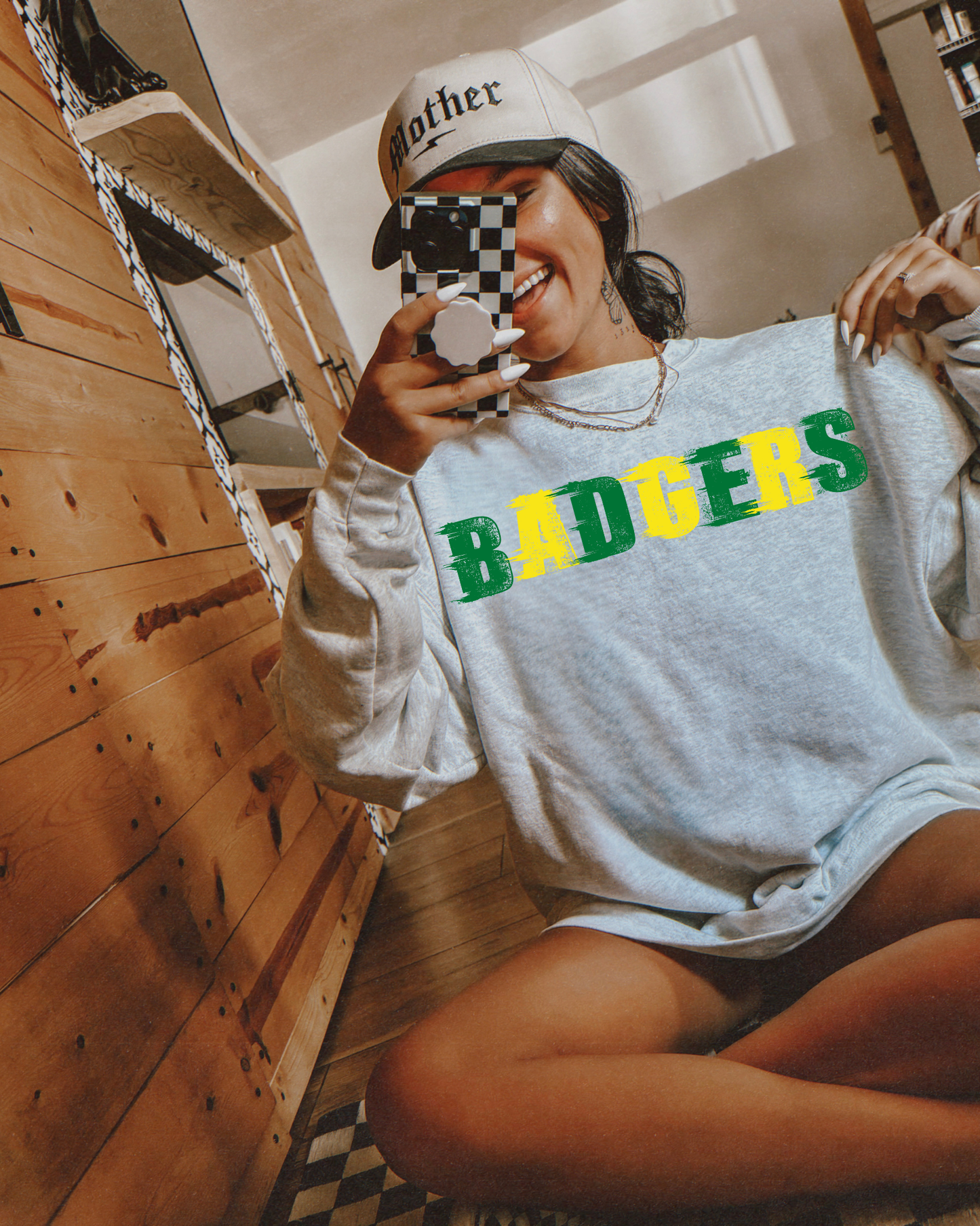 Badgers Green And Yellow