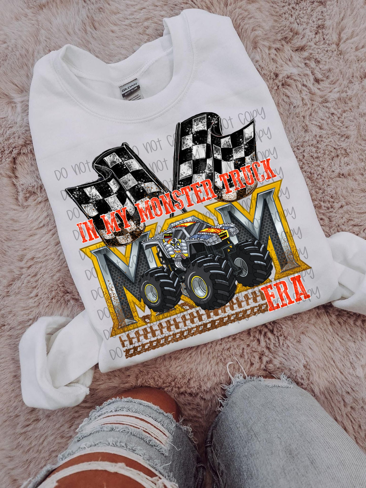 IN MY MONSTER TRUCK MOM ERA RED