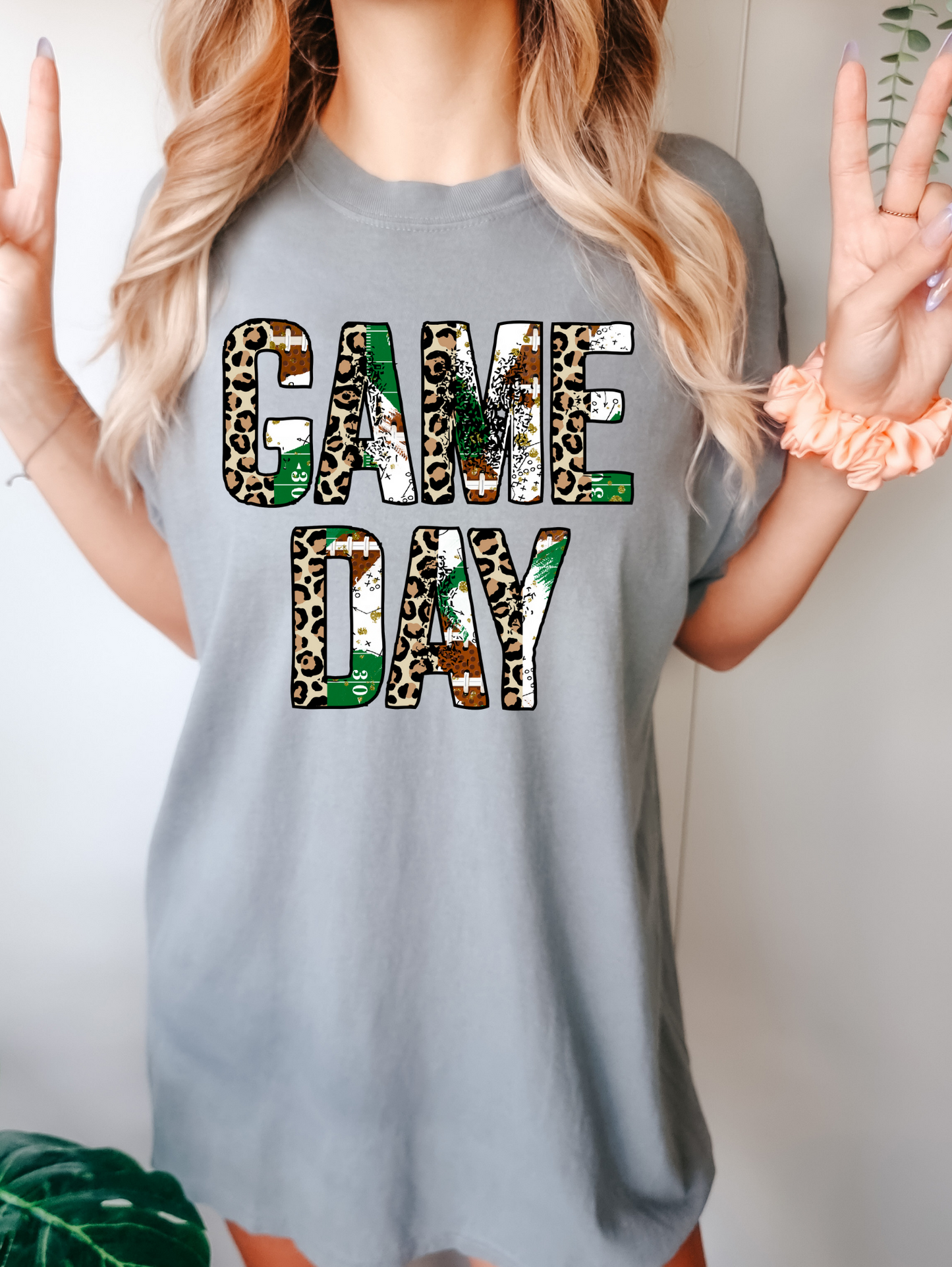 Game day, cheetah print