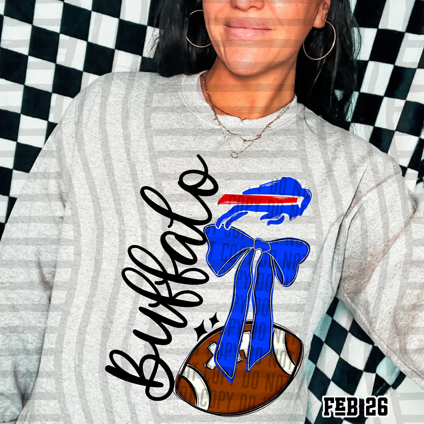 BUFFALO BILLS FOOTBALL BOW