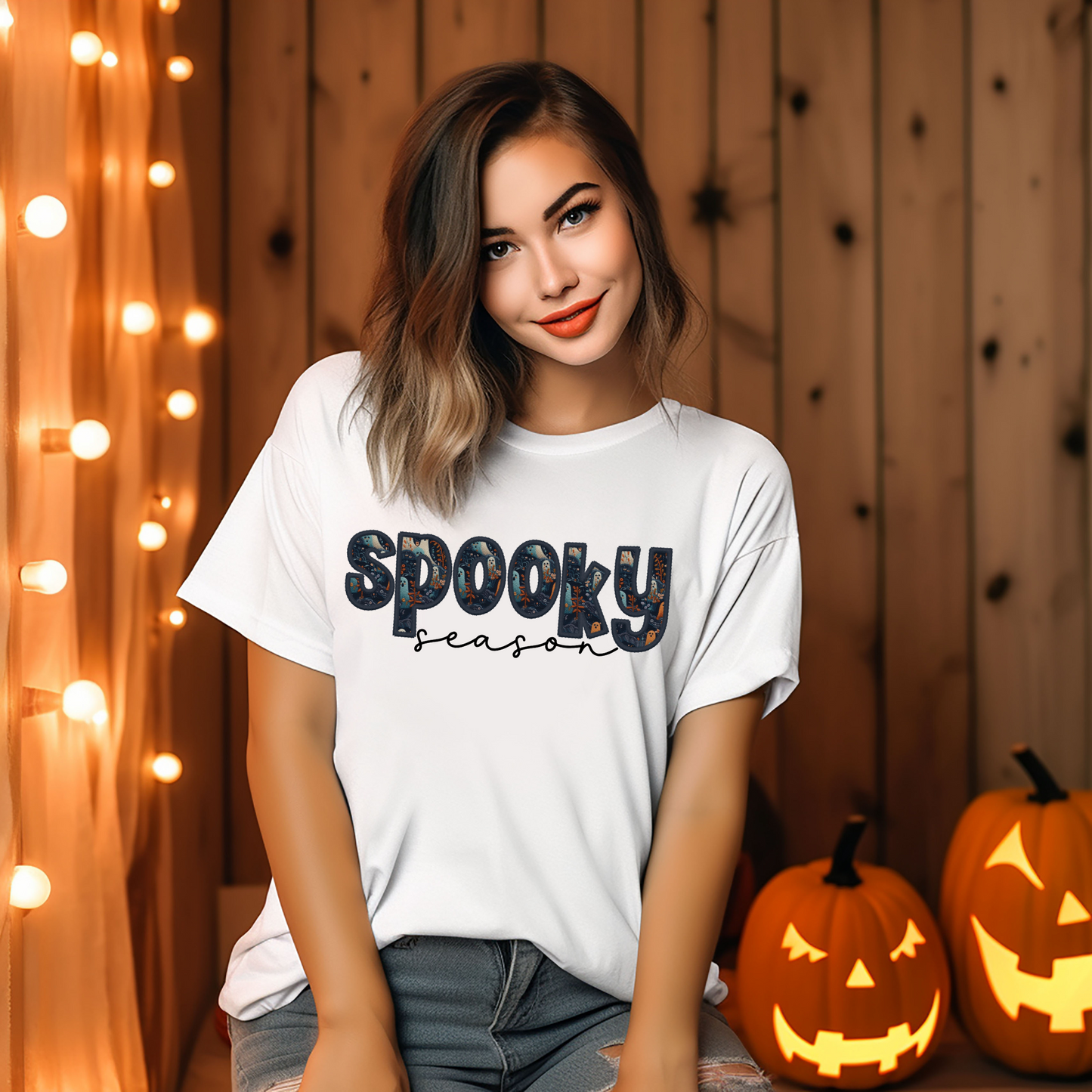 Spooky season- ghosts within letters