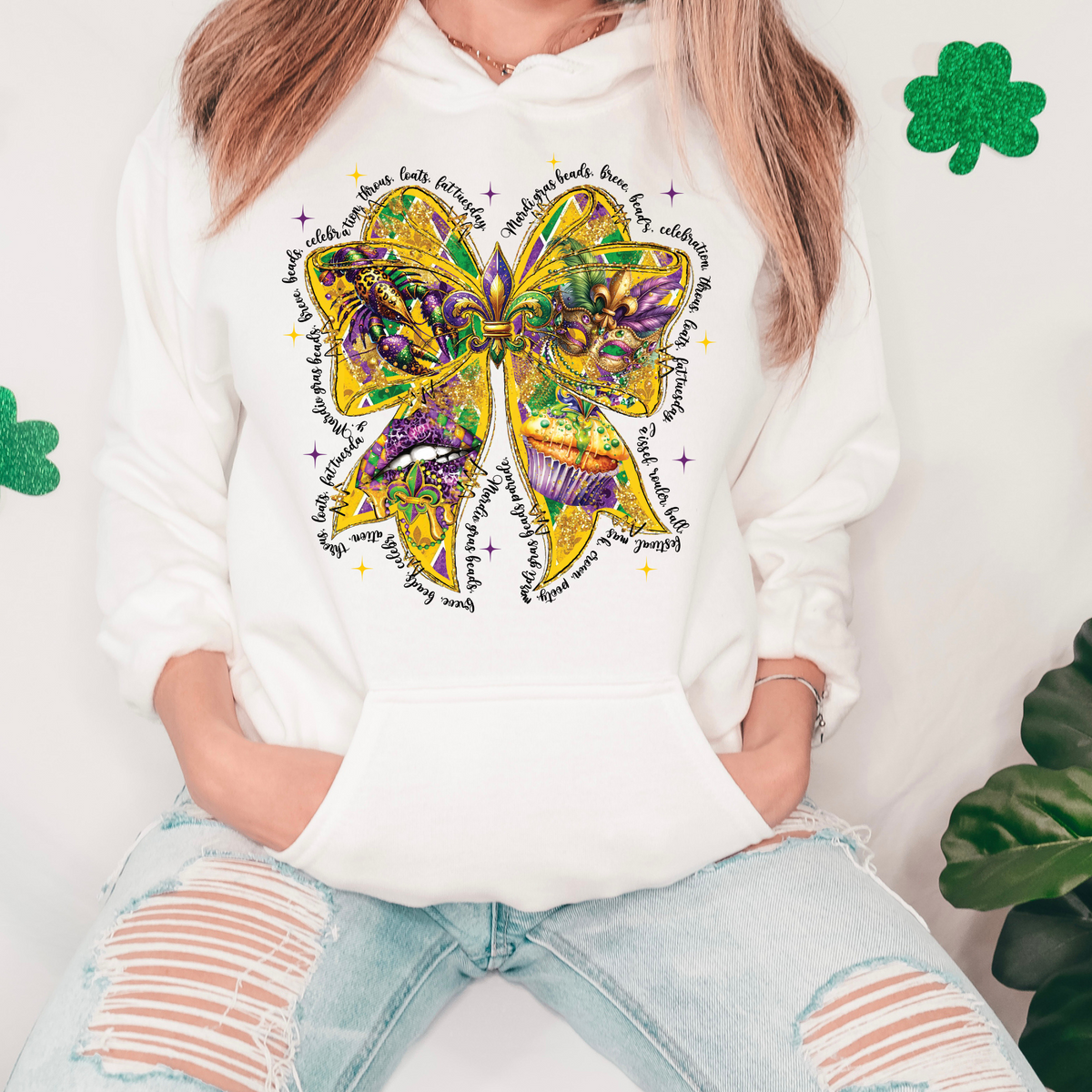 Mardi Gras Bow