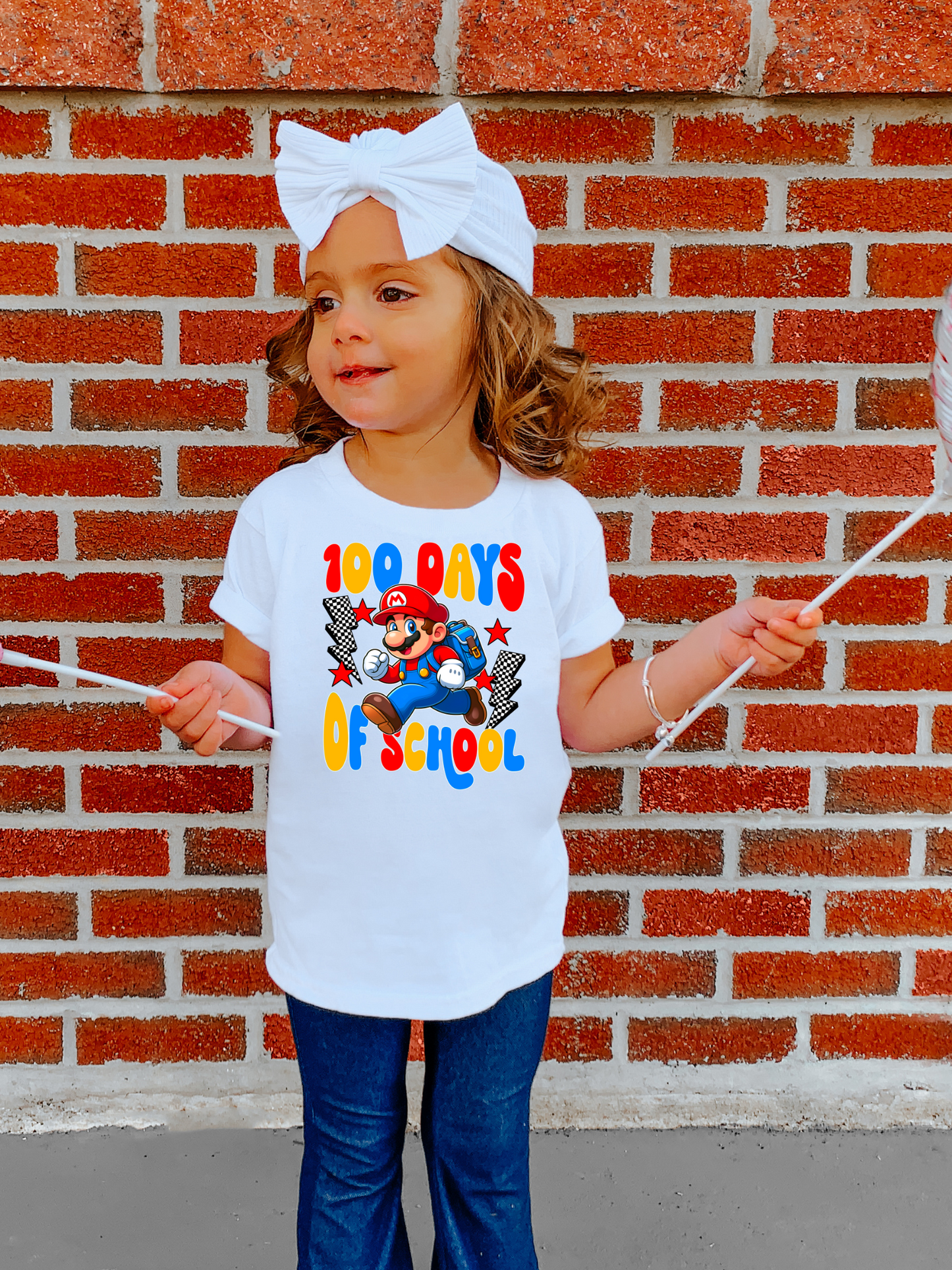 100 Days Of School-Mario