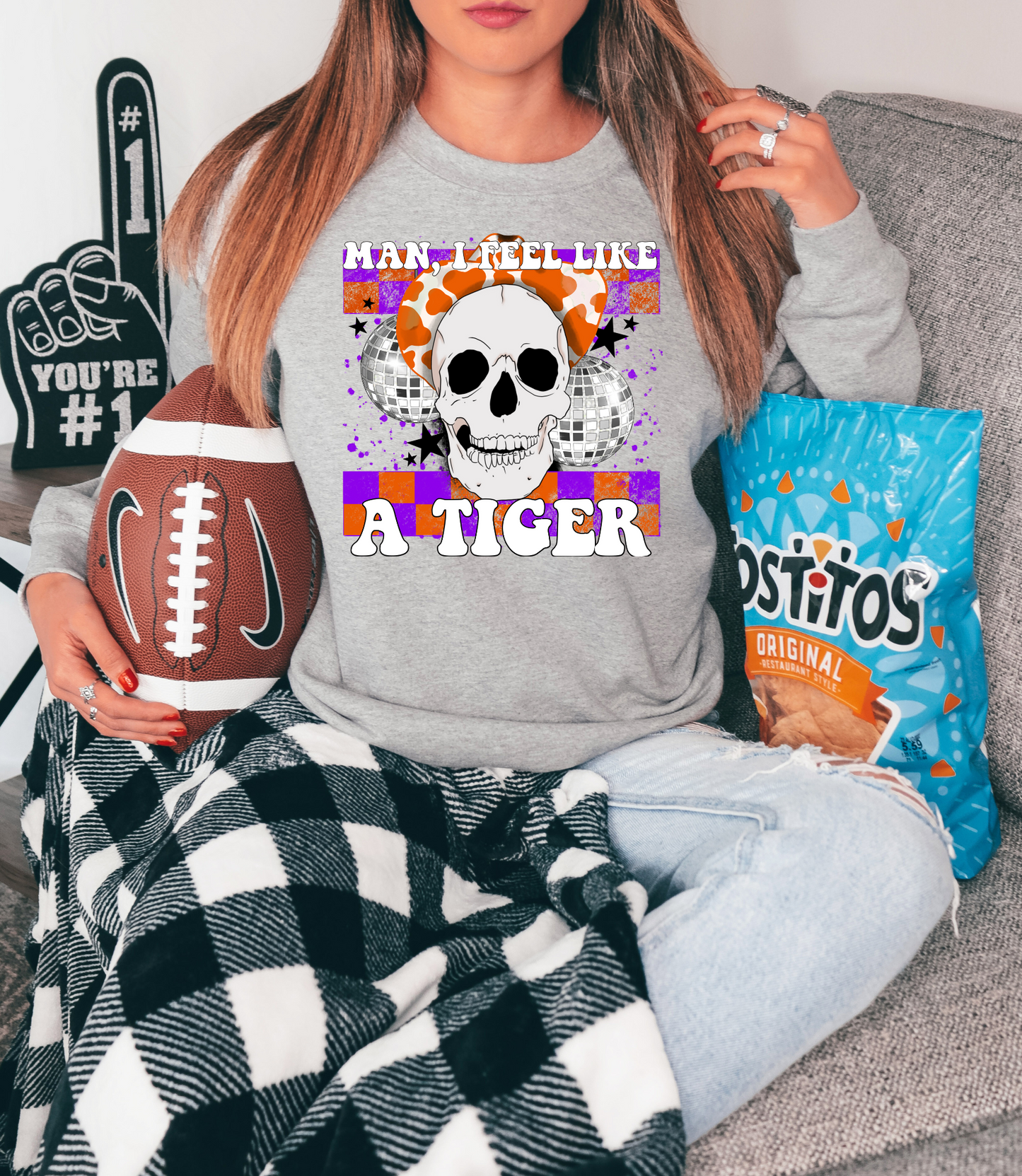 Man I feel like a tiger-purple and orange