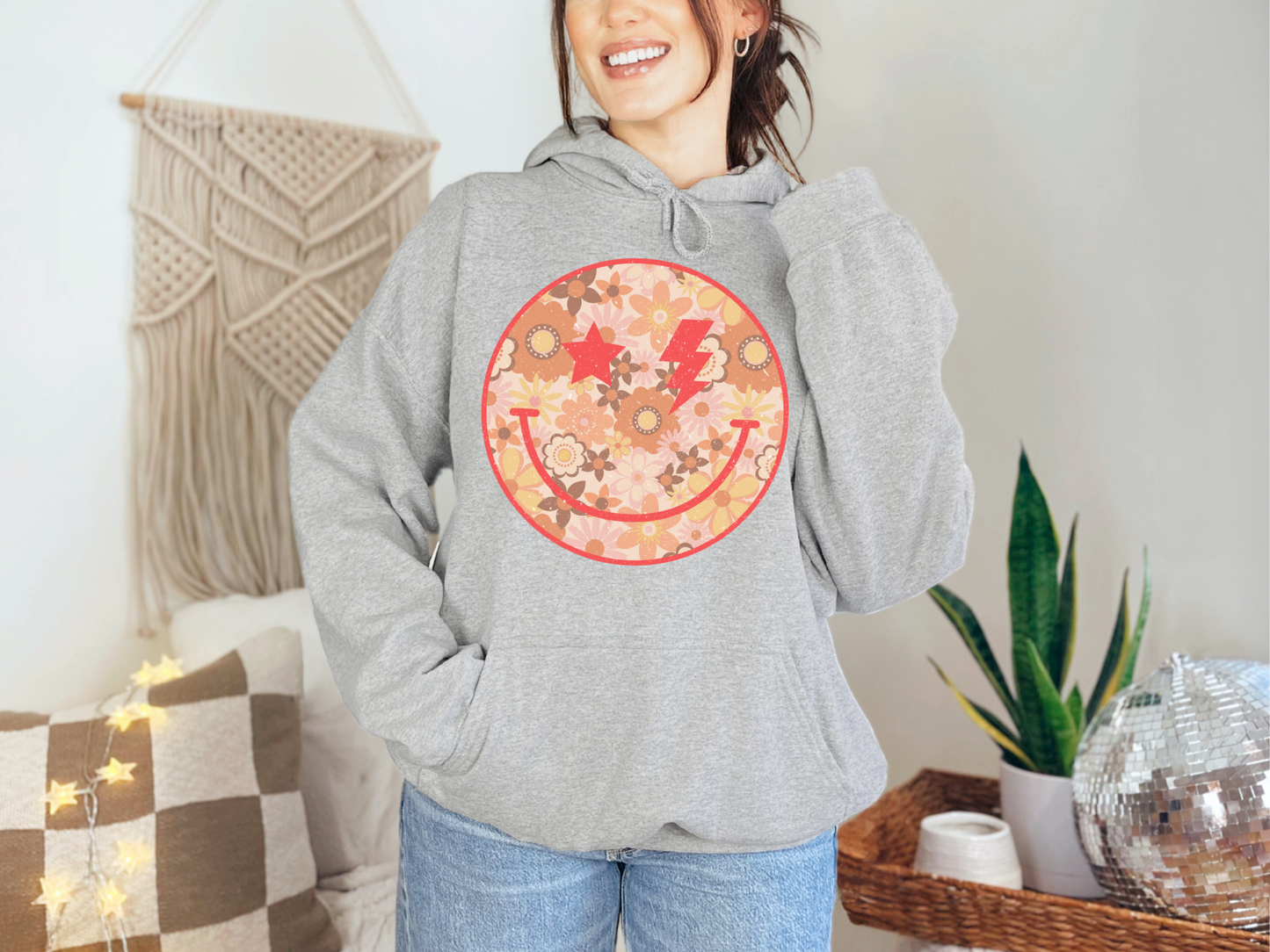 Floral Smiley Face