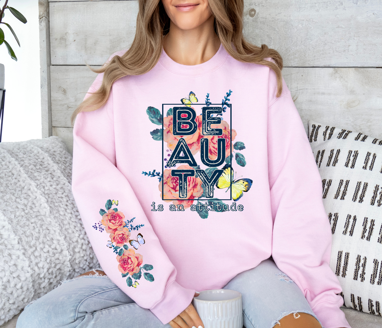 Beauty Is An Attitude SLEEVE - DTF Transfer