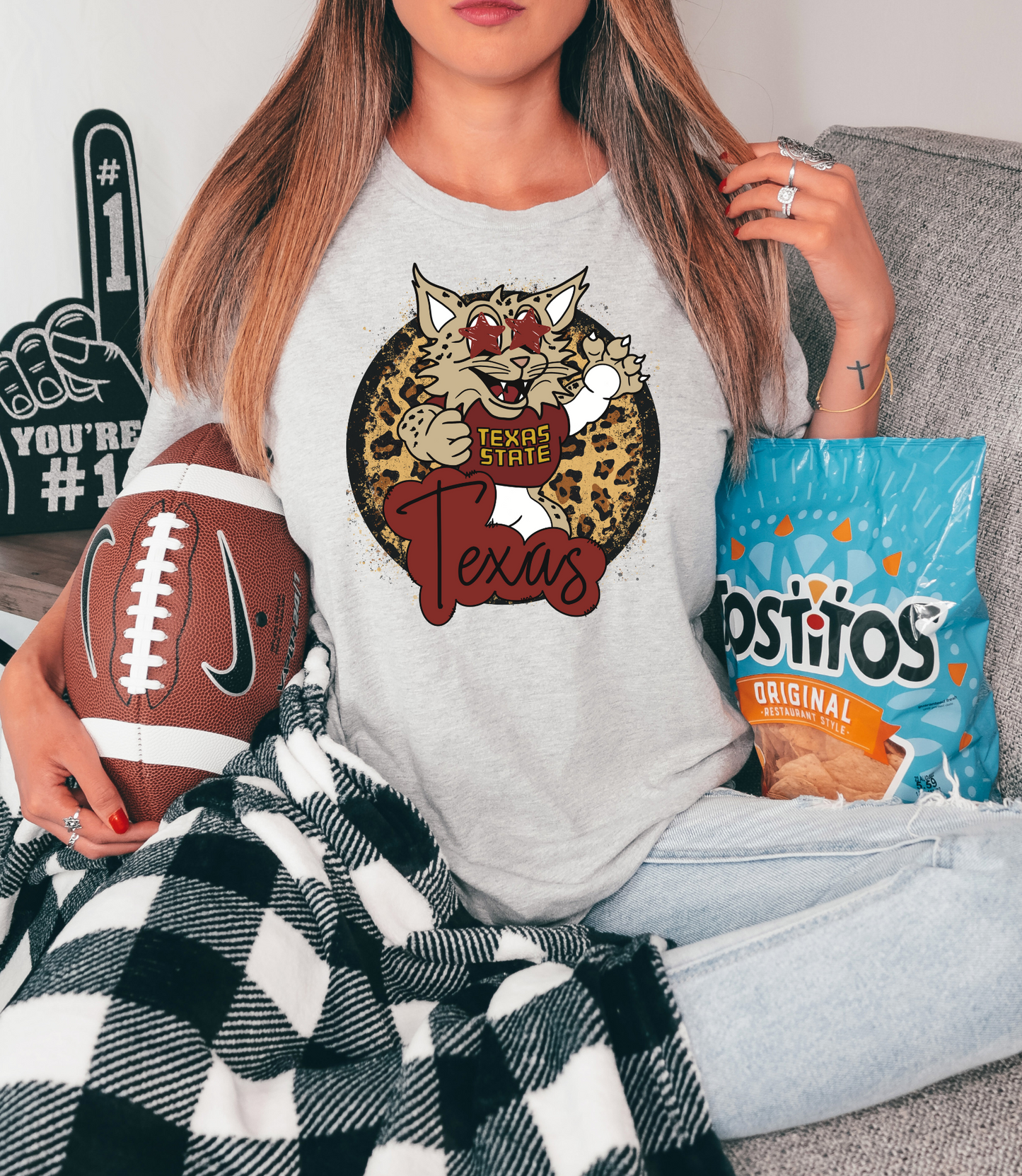 Texas State mascot-cheetah print