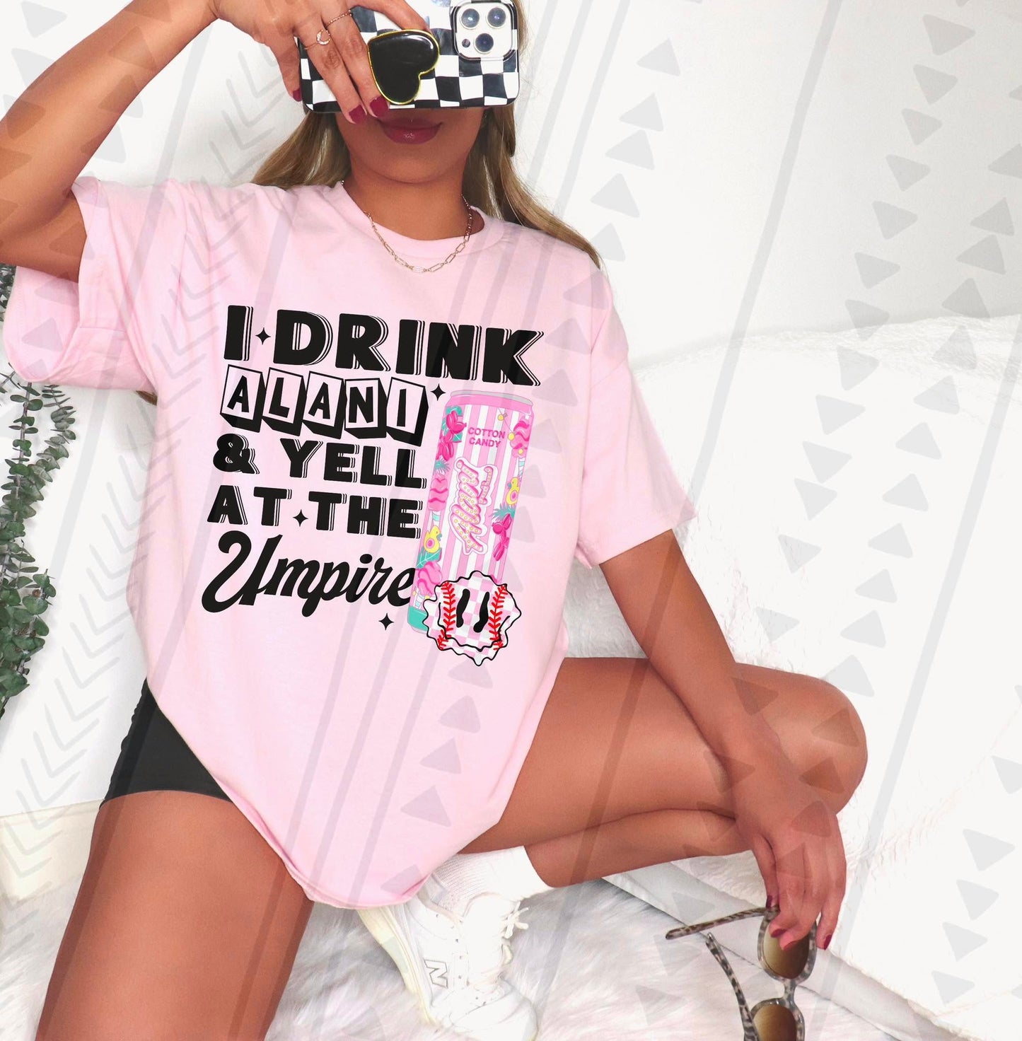 I drink alani & yell at the umpire