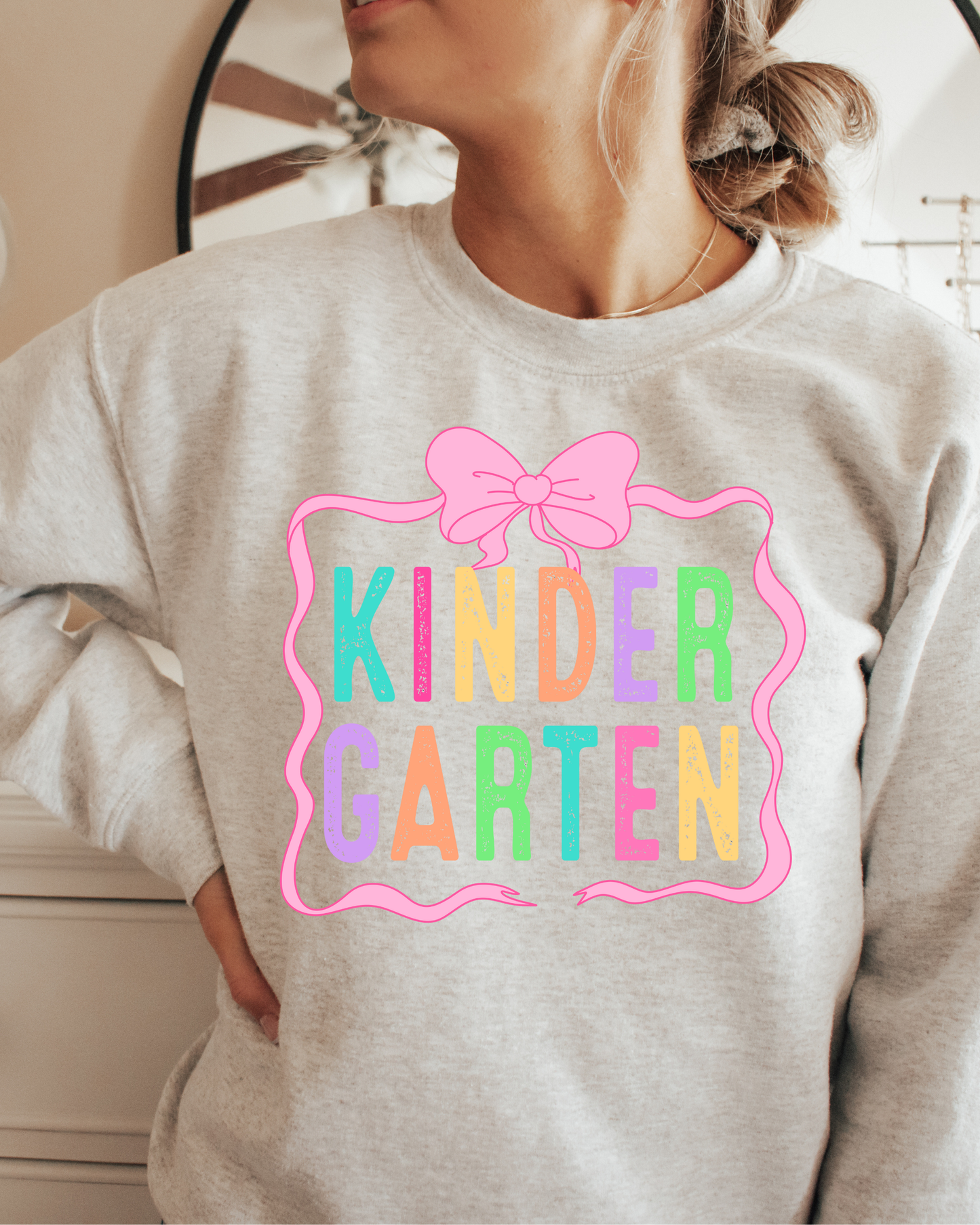 Kindergarten (pink bow)