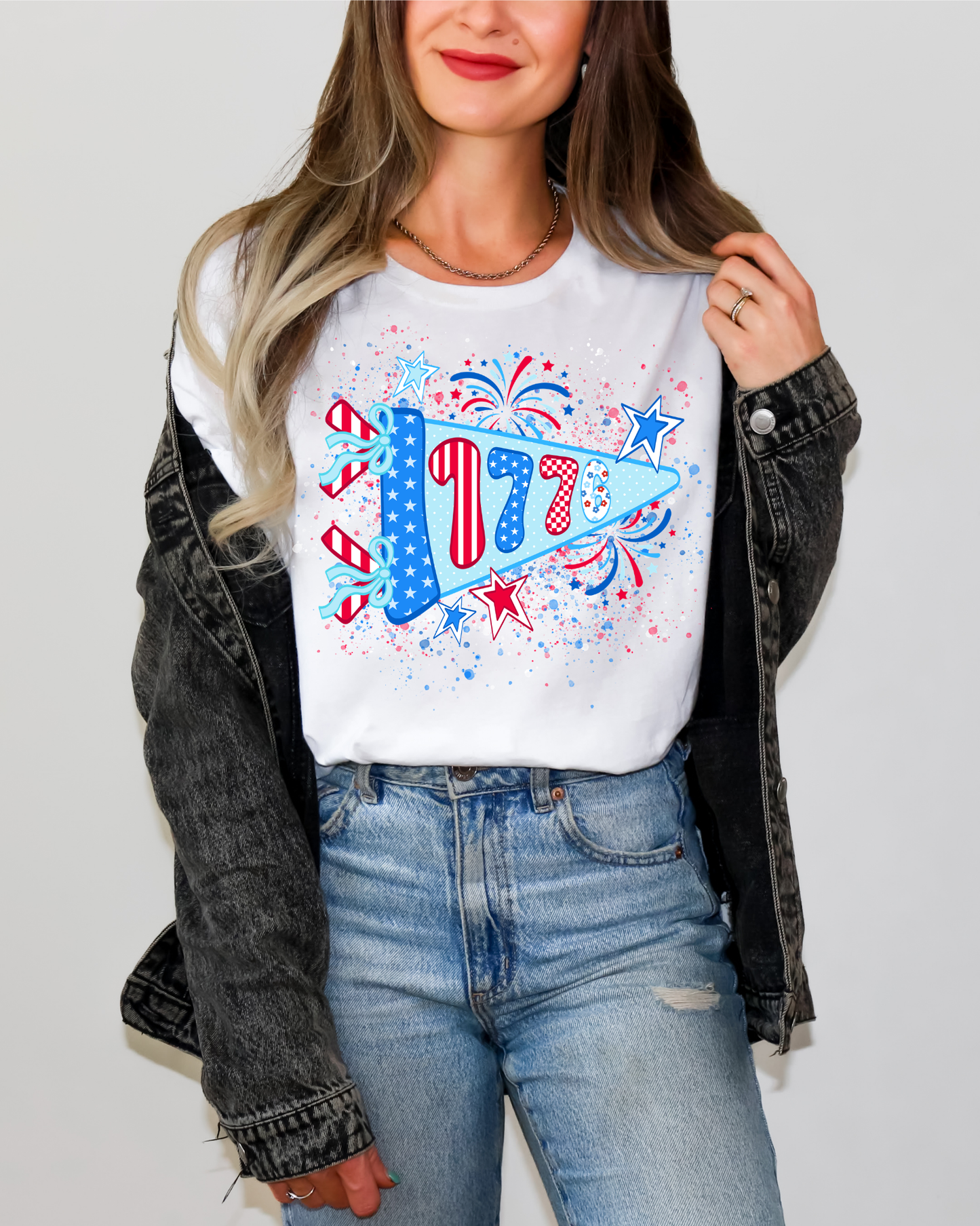 1776 Banner Splatter