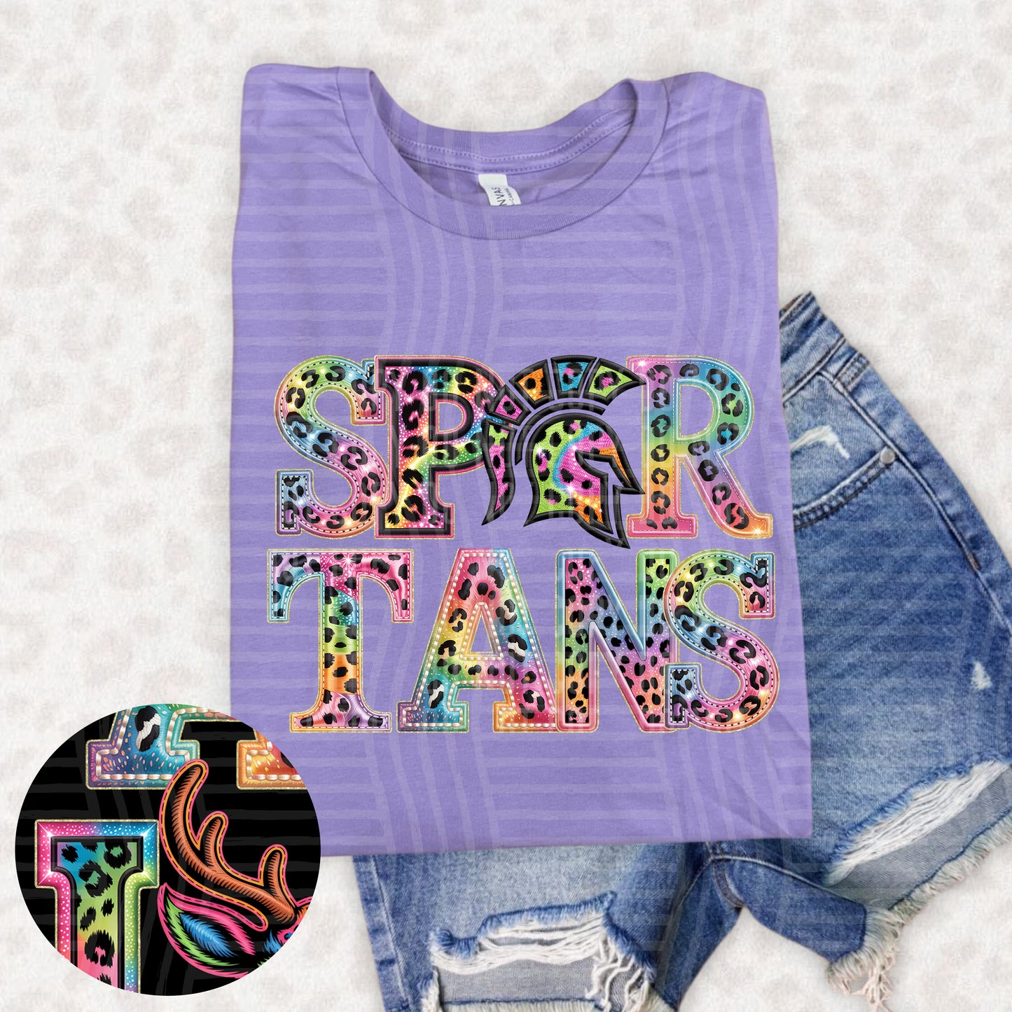 Spartans (pink neon leopard)