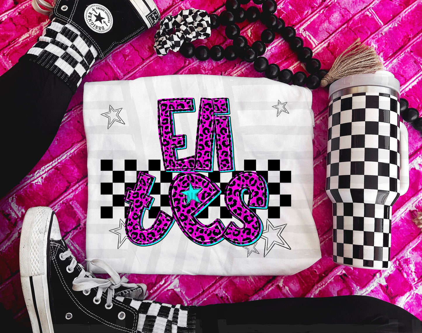 Elites (pink neon leopard)