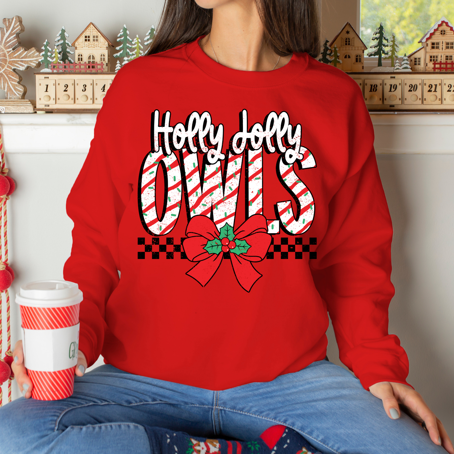 Holly Jolly Owls