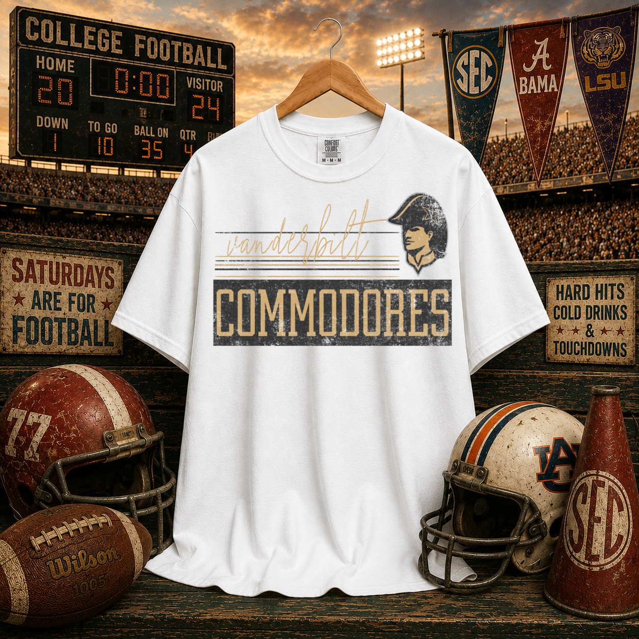 Retro Vibe Vanderbilt Commodores