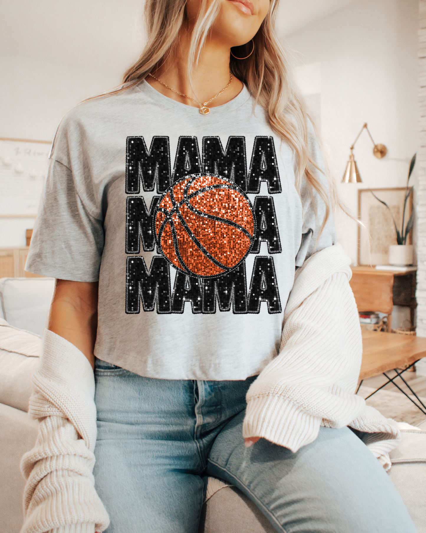 Basketball Mama (glitter)