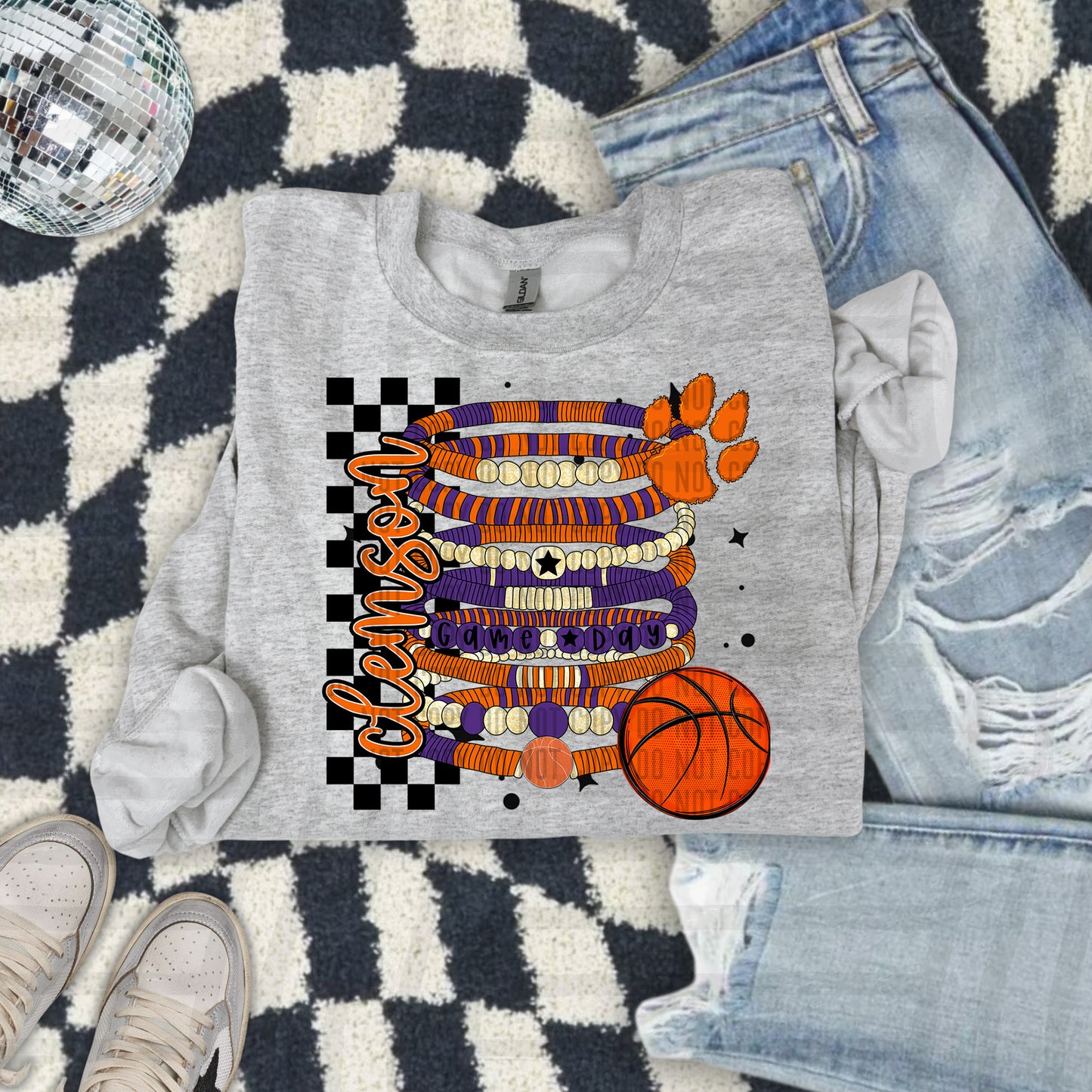 CLEMSON BASKETBALL GAME DAY BRACELETS