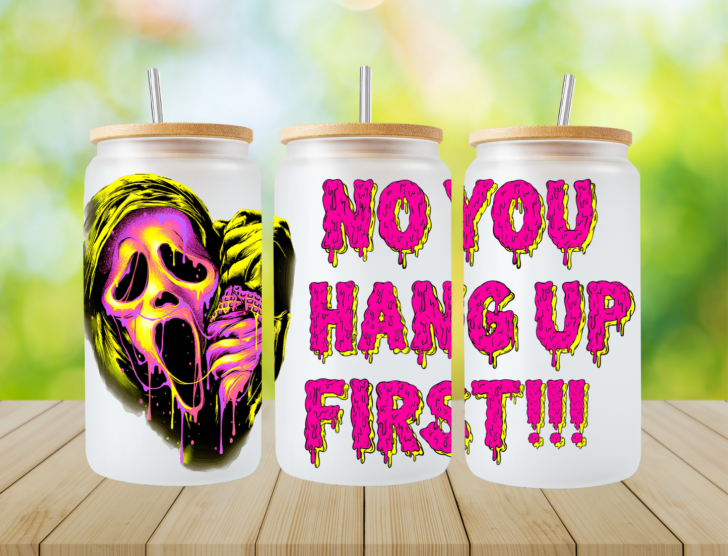 No you hang up first, pink - UV Libby Wrap