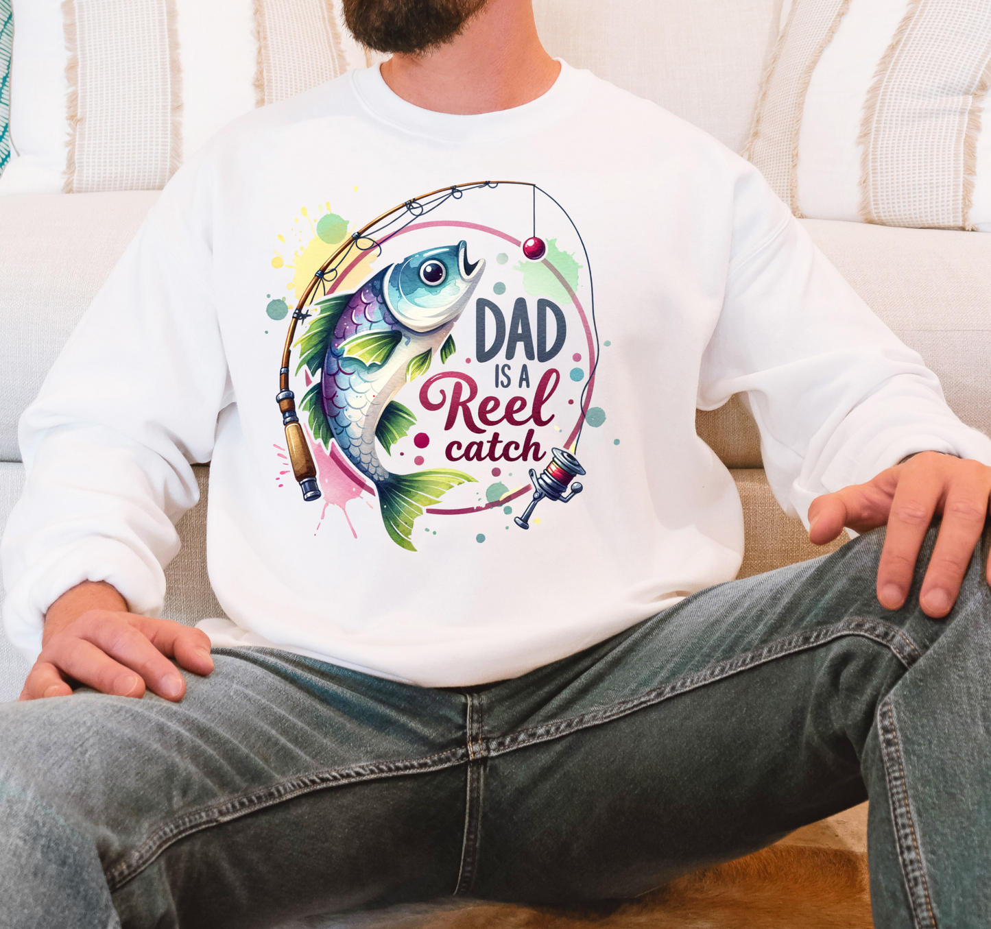 Dad Is A Real Catch
