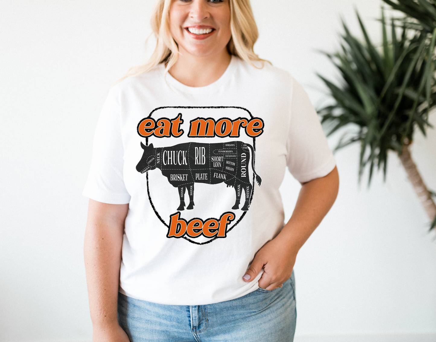 Eat More Beef – Orange