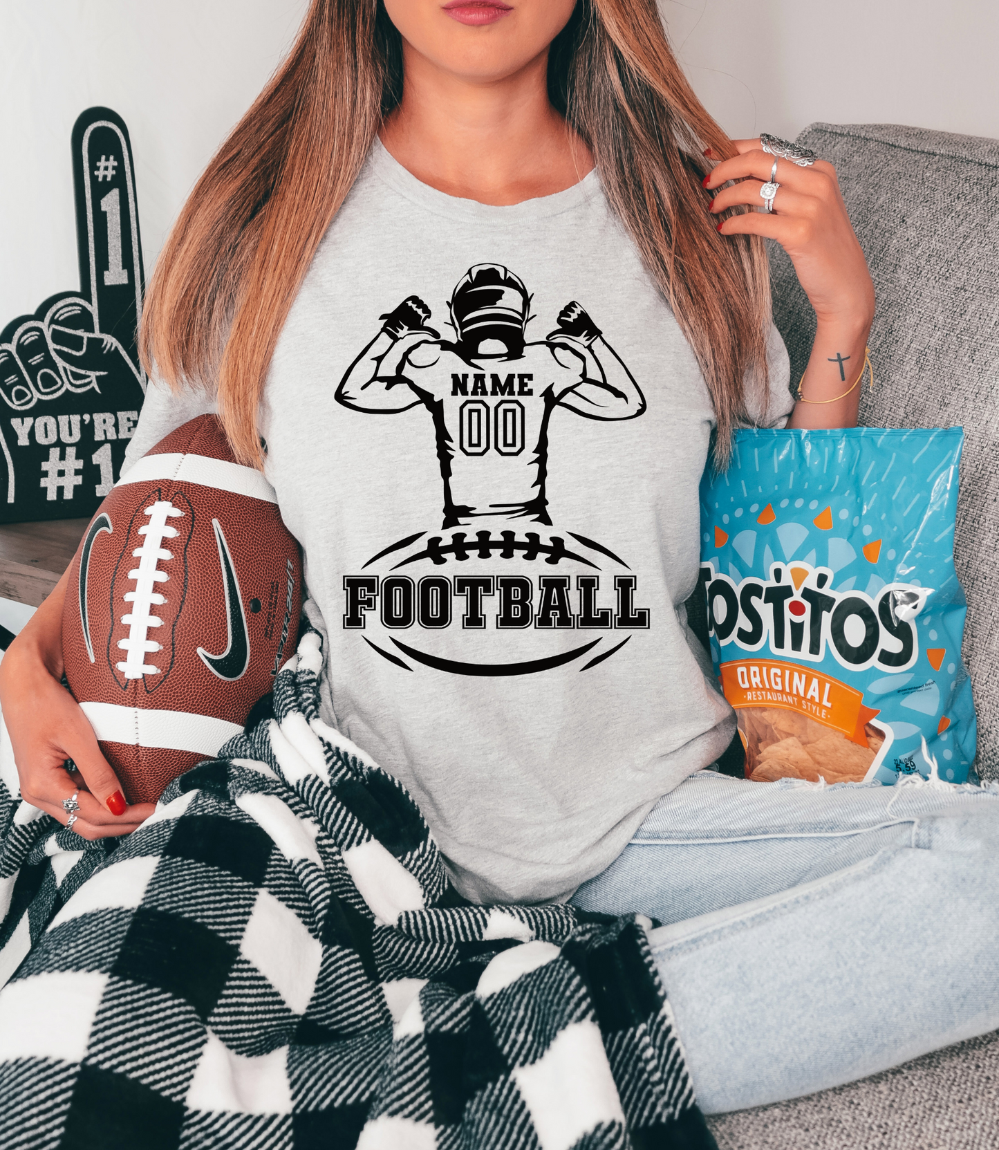 Football with player