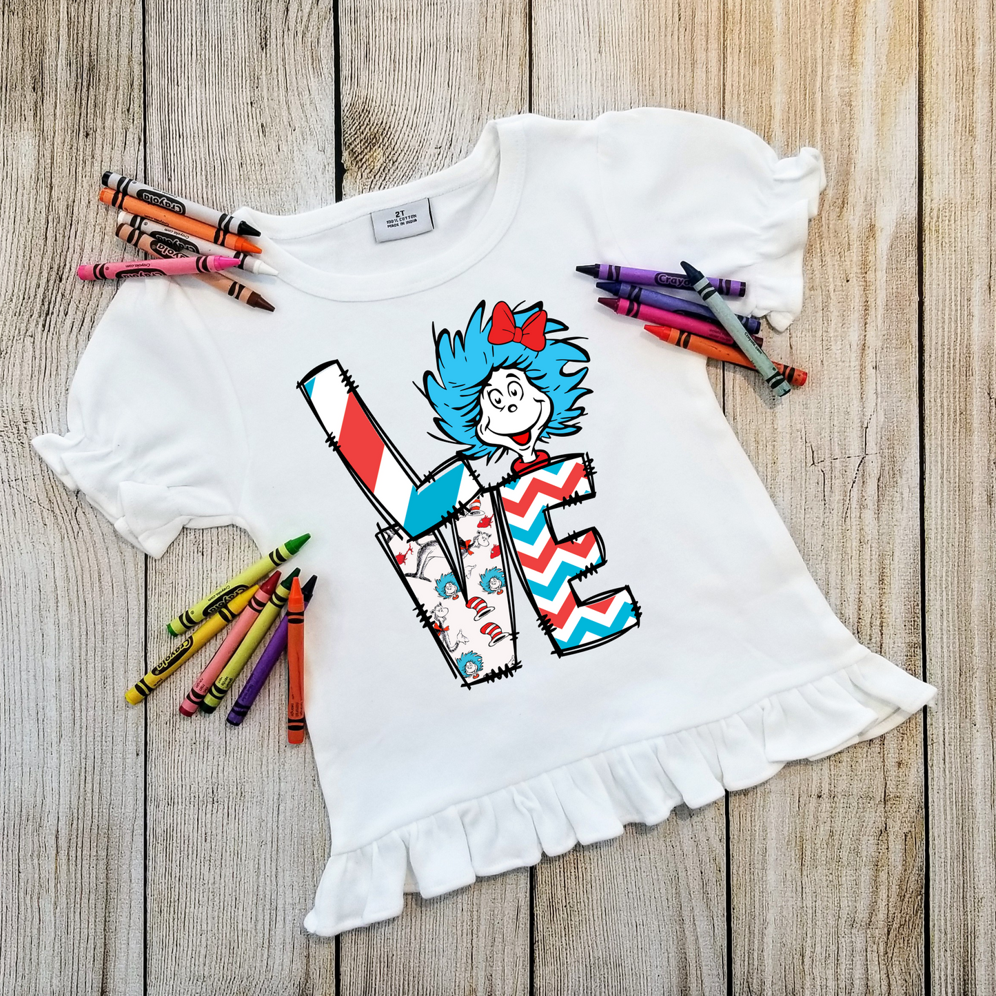 LOVE (Thing Character O)- DTF Transfer