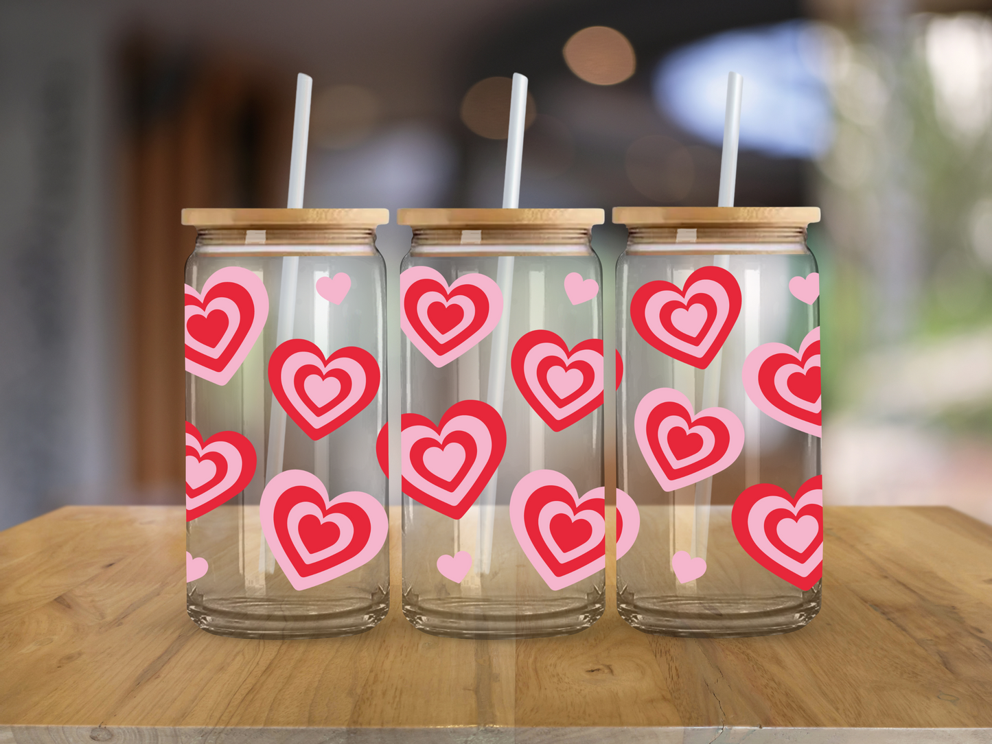 Pink Hearts - UV Libby Wrap