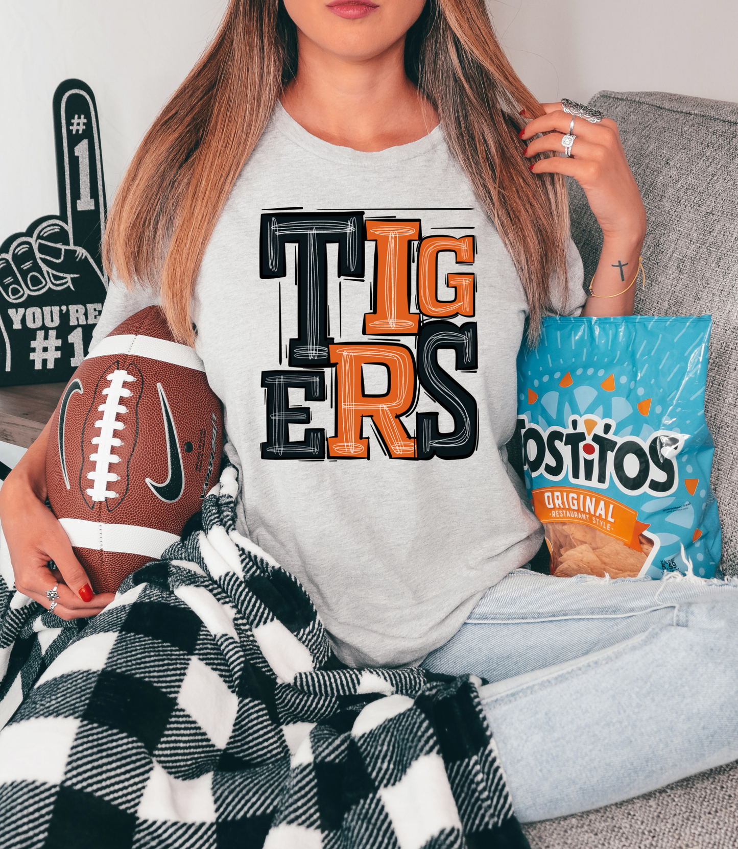 Tigers - orange/black letters