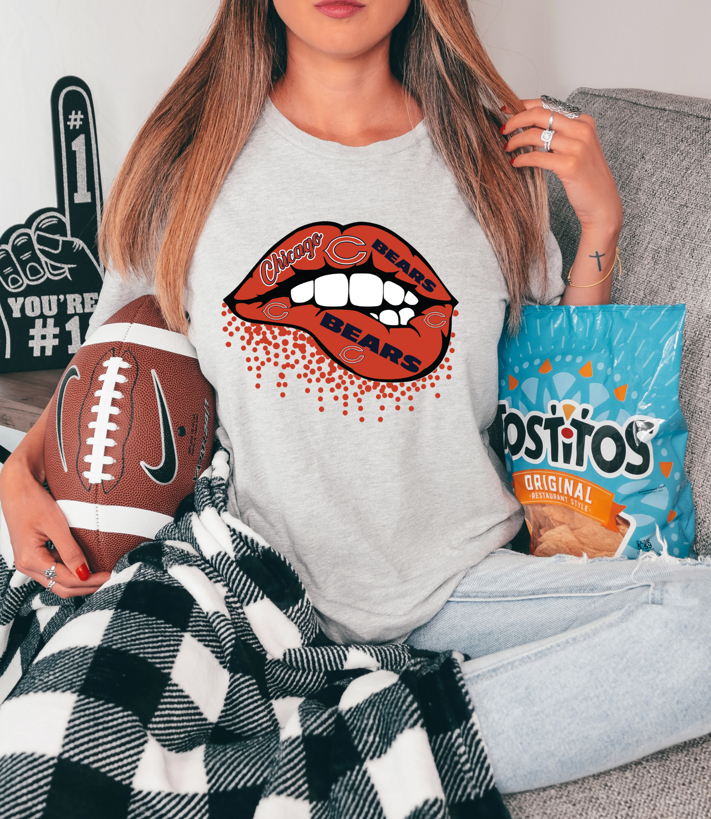 Chicago bears biting lip