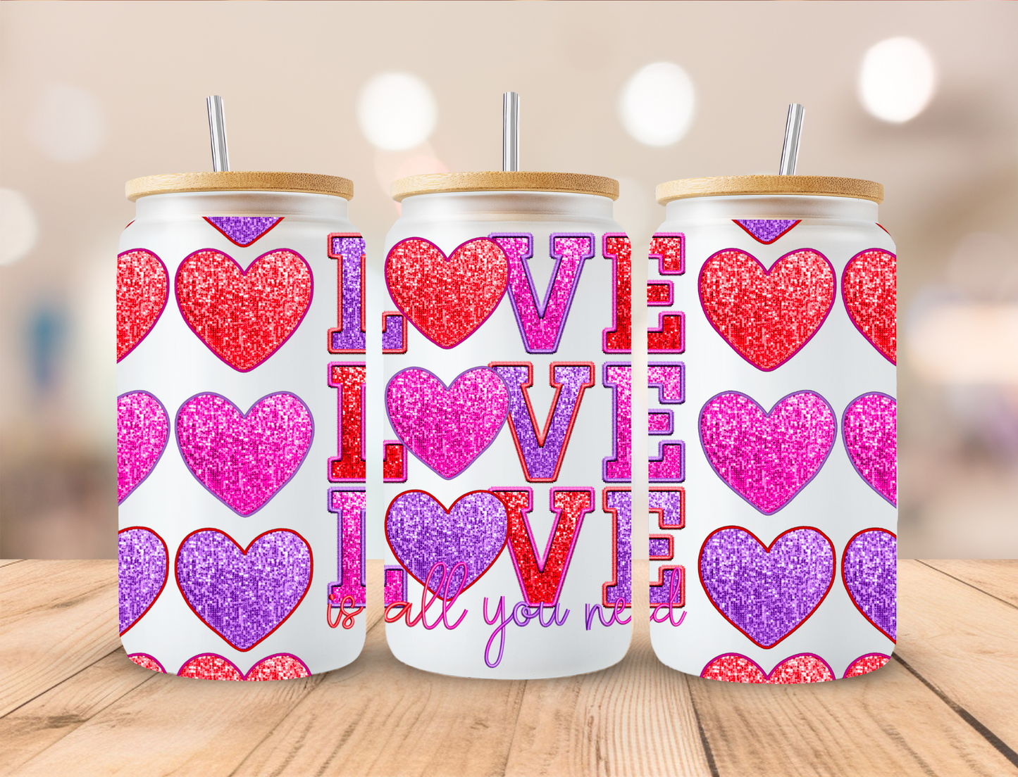 Love Love Love Is All You Need- UV Libby Wrap