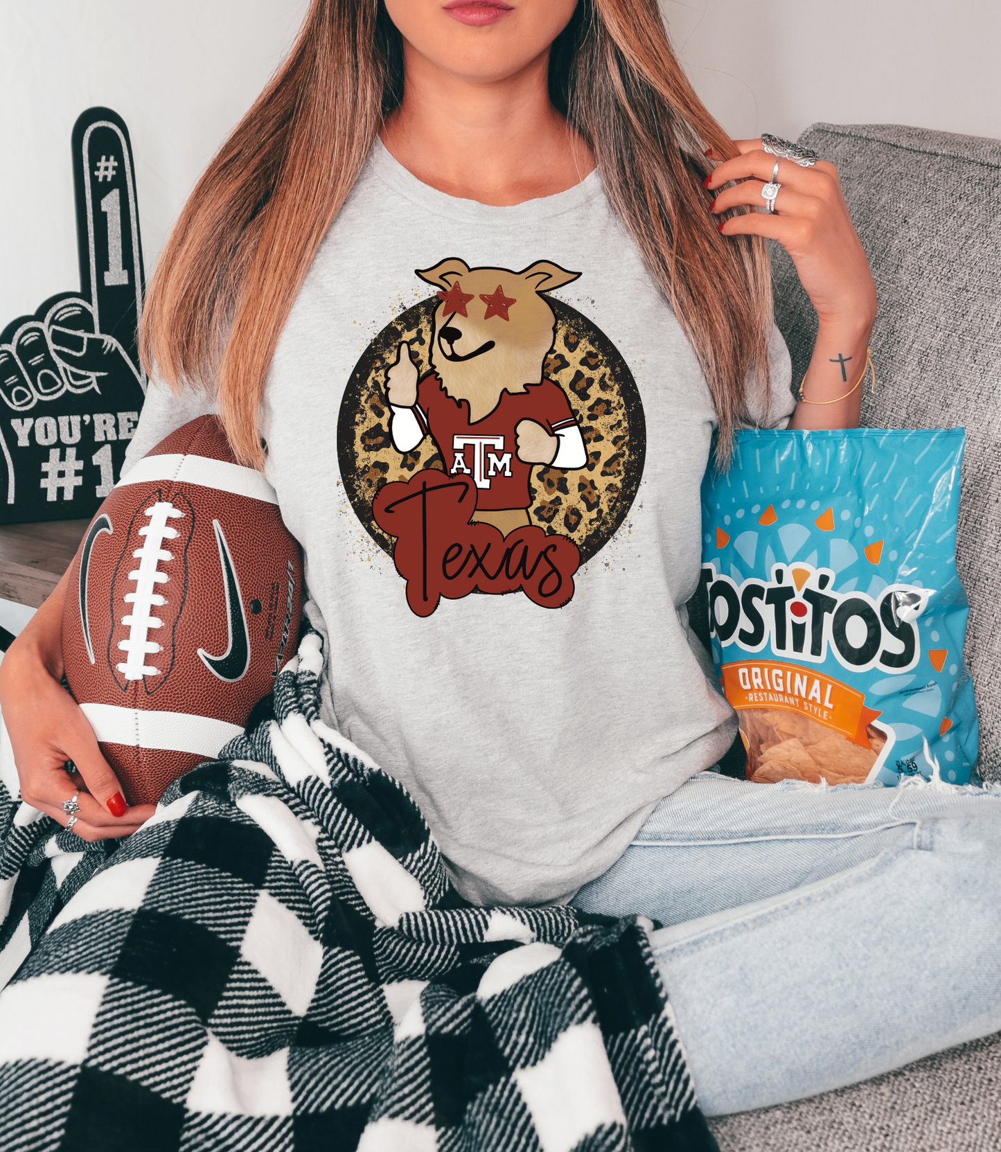 Texas A&M mascot-cheetah print