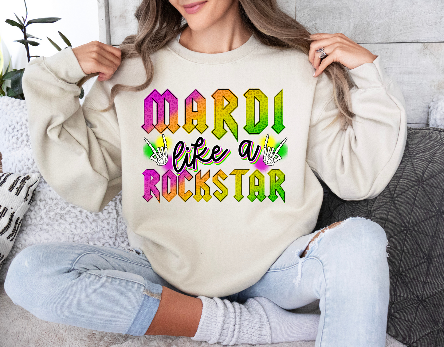 Mardi Like A Rockstar-Neon