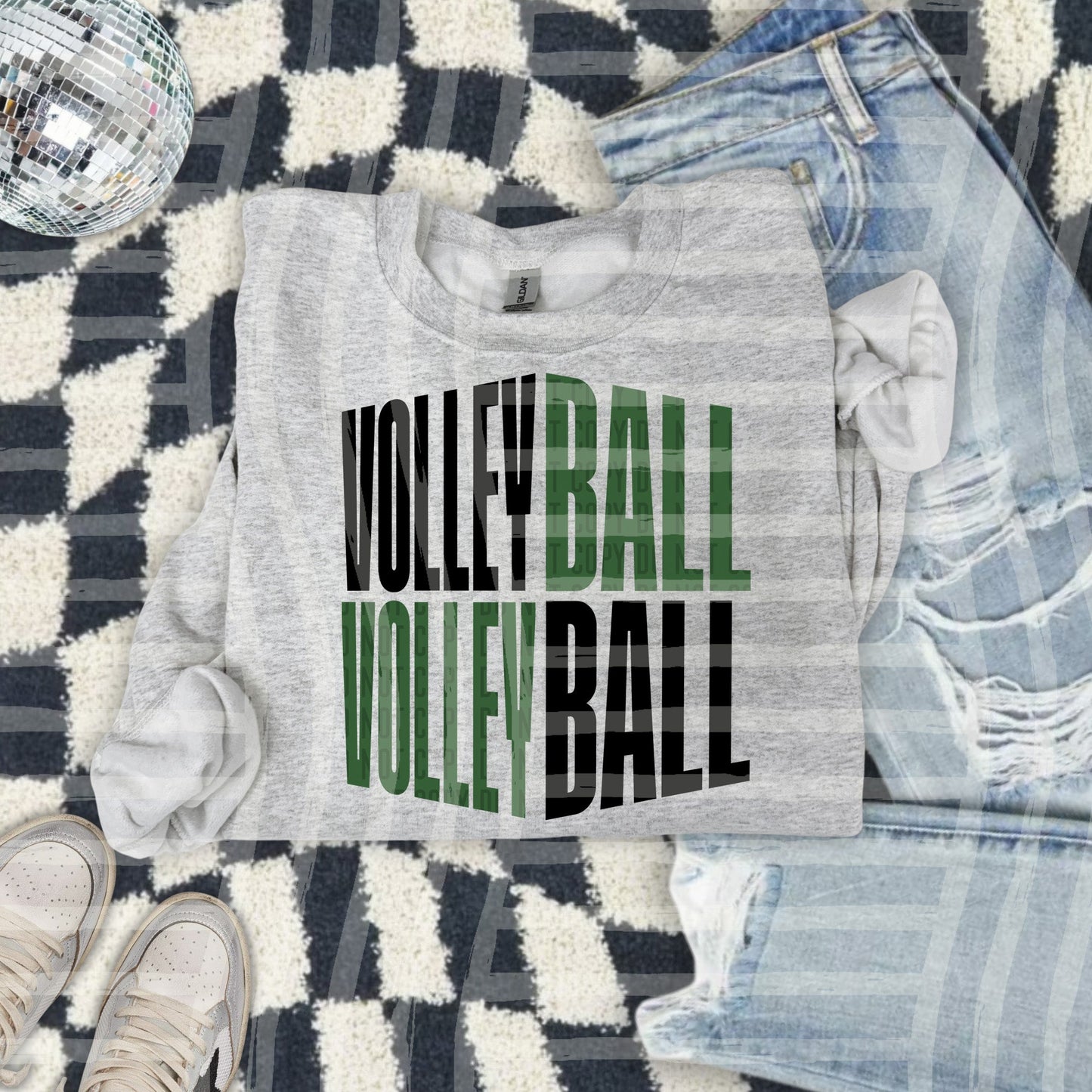 VOLLEYBALL DARK GREEN