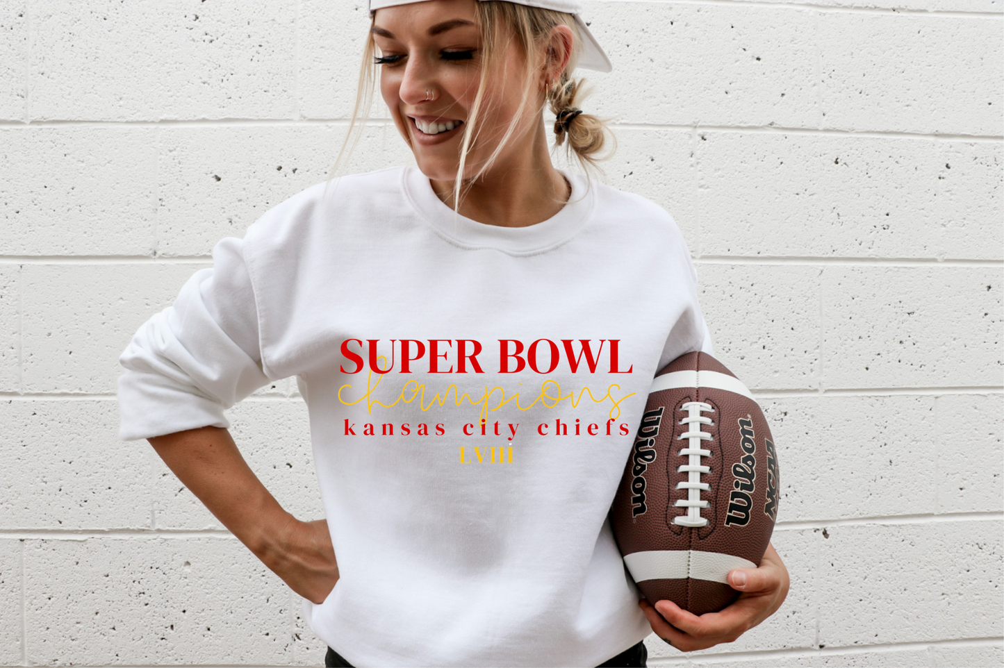 Super bowl Champions Kansas City LVIII Red - Yellow