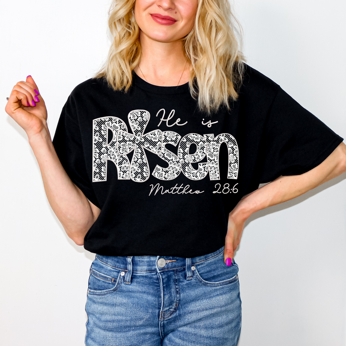Lace he is risen