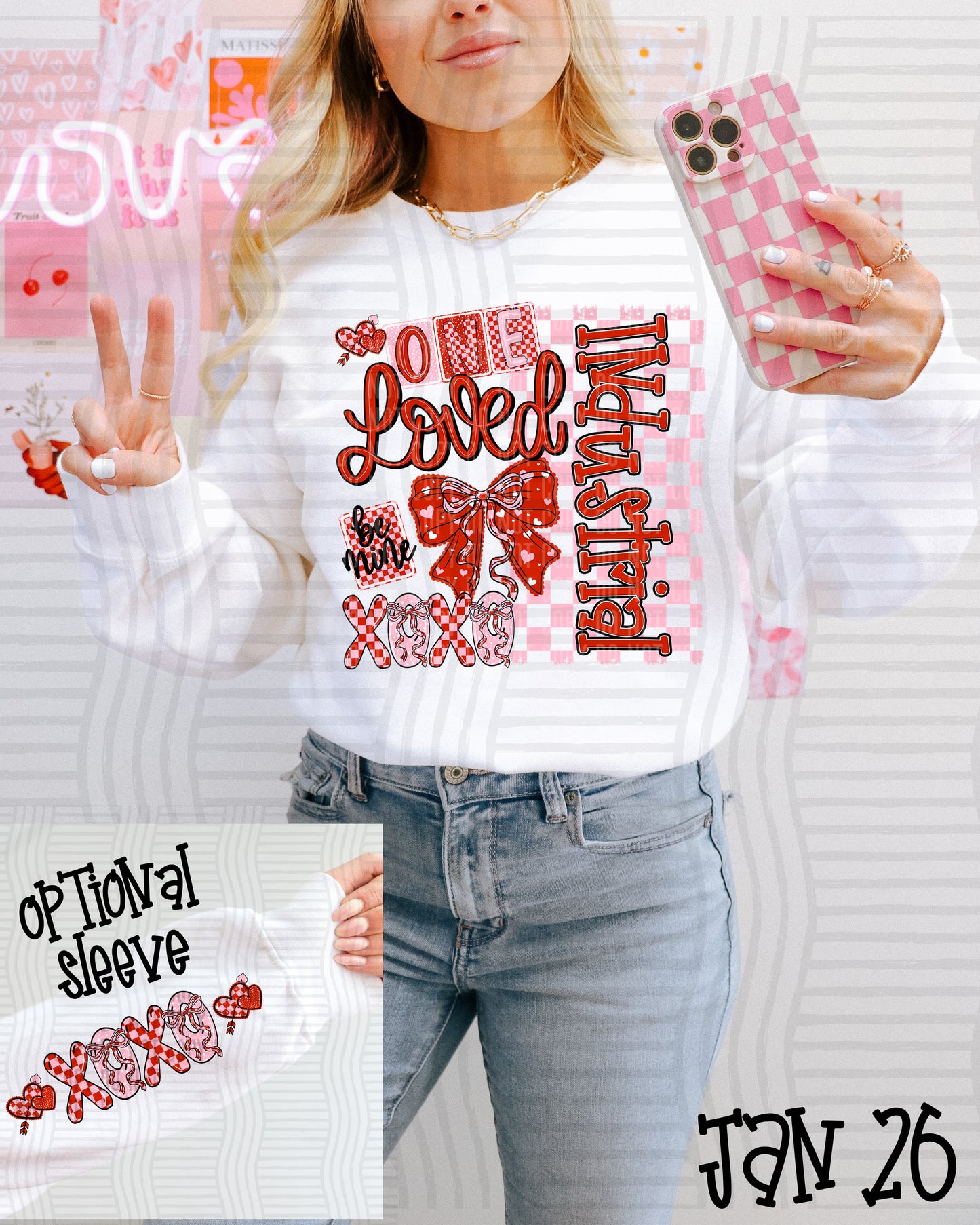 XOXO ONE LOVED INDUSTRIAL (FRONT ONLY)