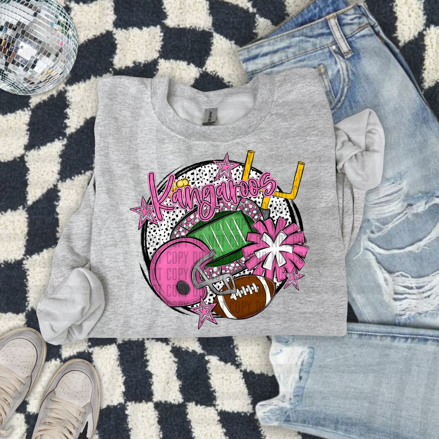 Kangaroos (football round pink)