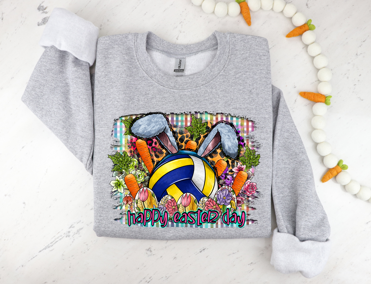 Happy Easter Day Volleyball