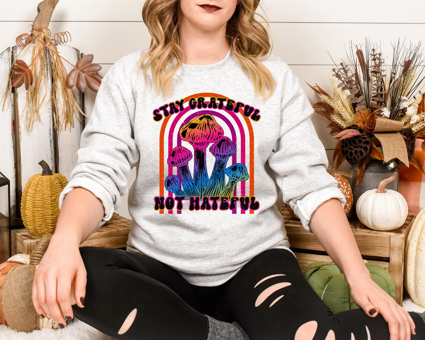 Stay grateful not hateful