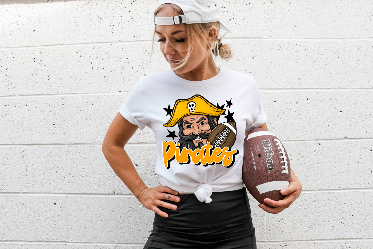 Pirates with mascot- yellow