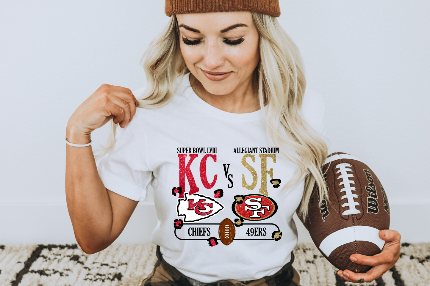 Sequins Leopard KC vs 49ers