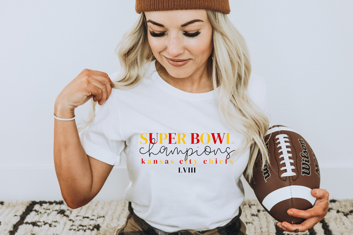 Super bowl Champions Chiefs LVIII Red - Yellow