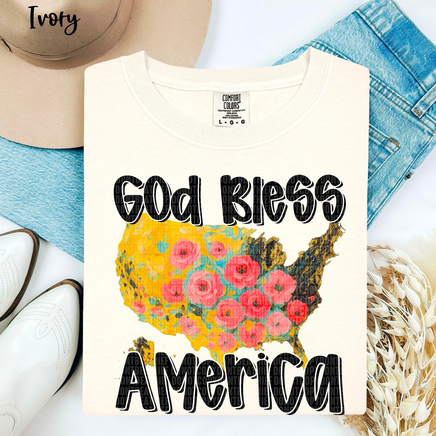 God Bless America Floral