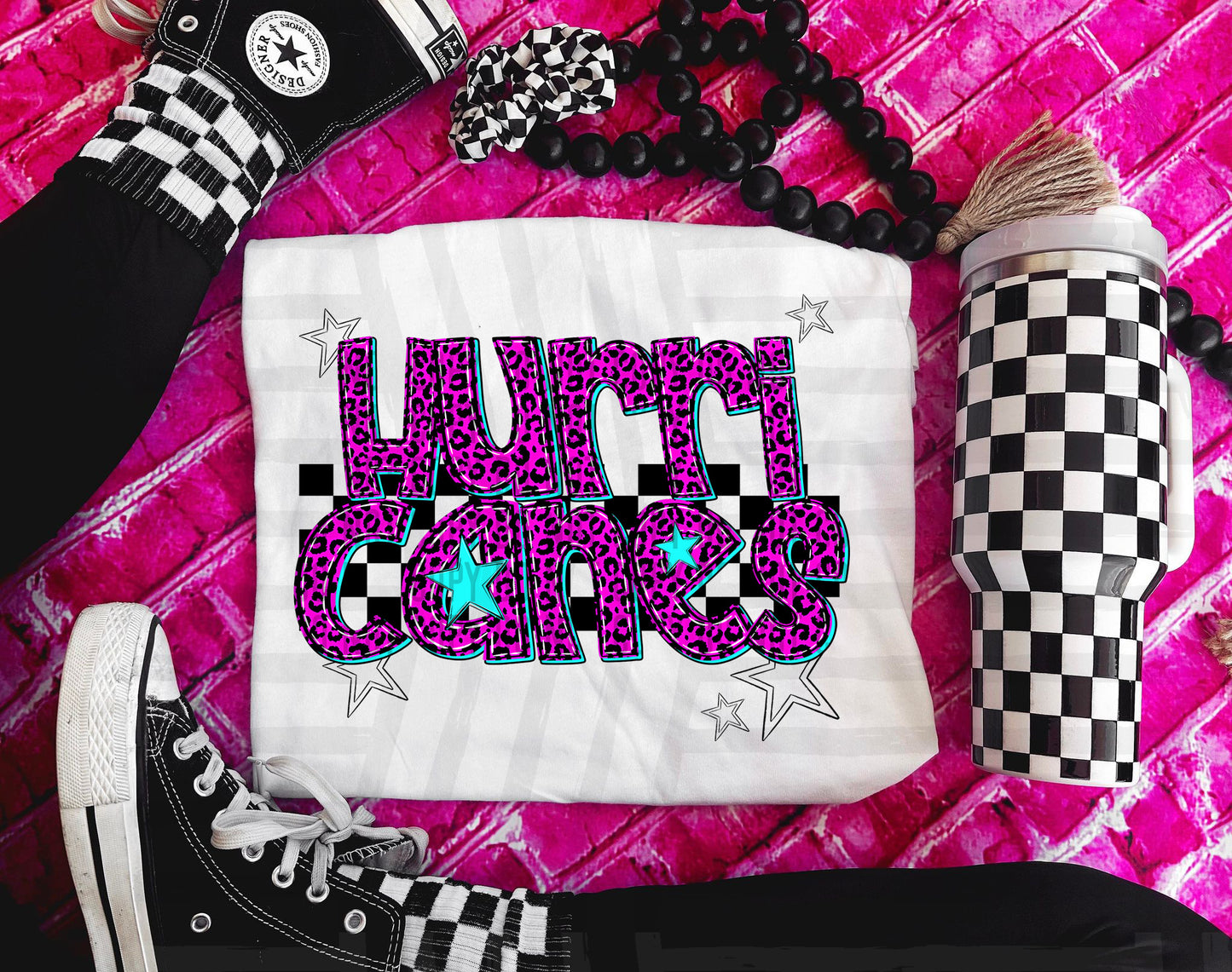 Hurricanes (pink neon leopard)