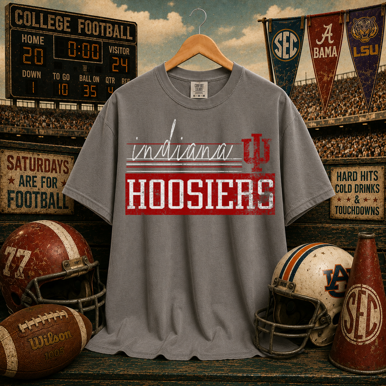 Retro Vibe Indiana Hoosiers
