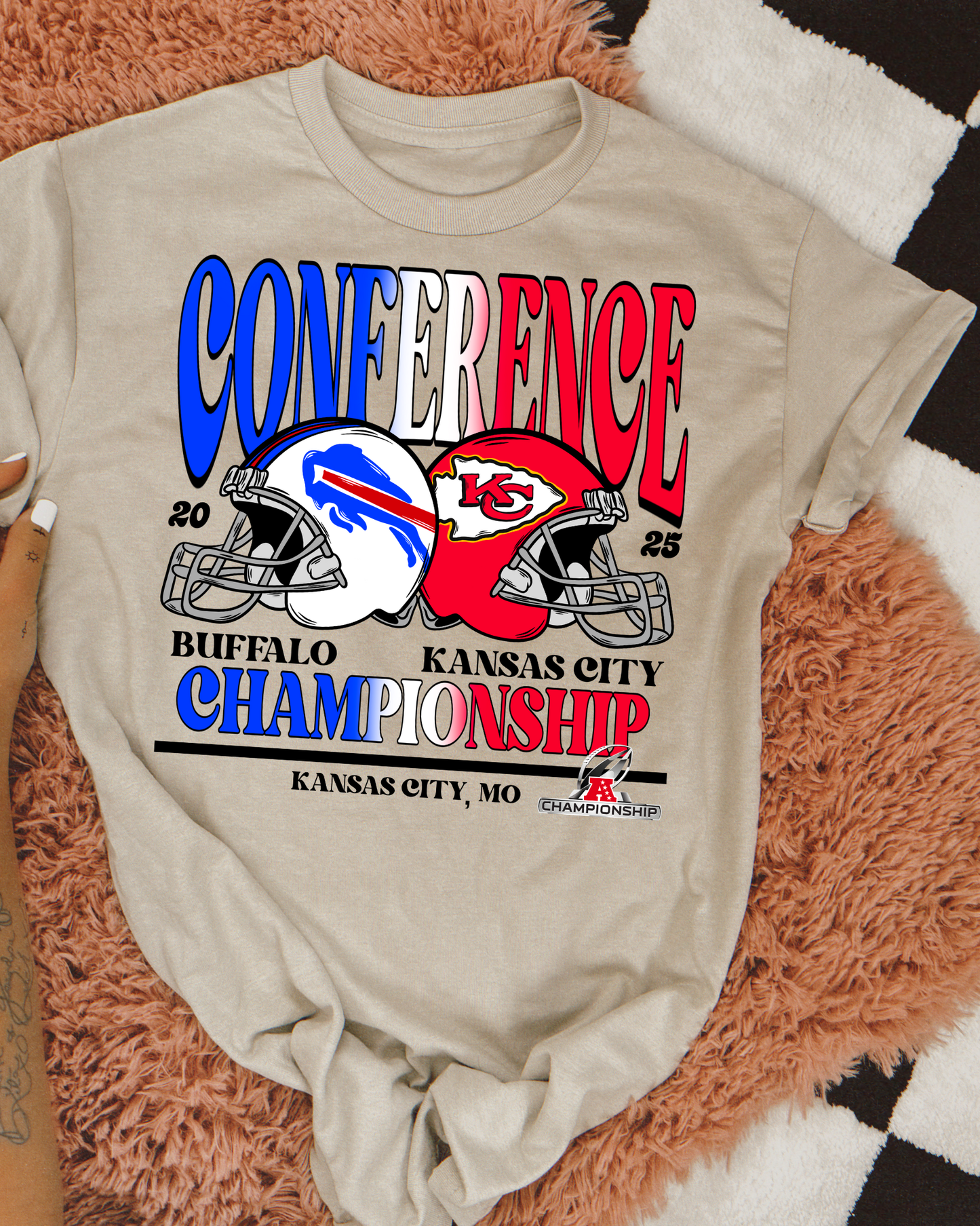AFC Conference Championship 2025 Bills Chiefs White