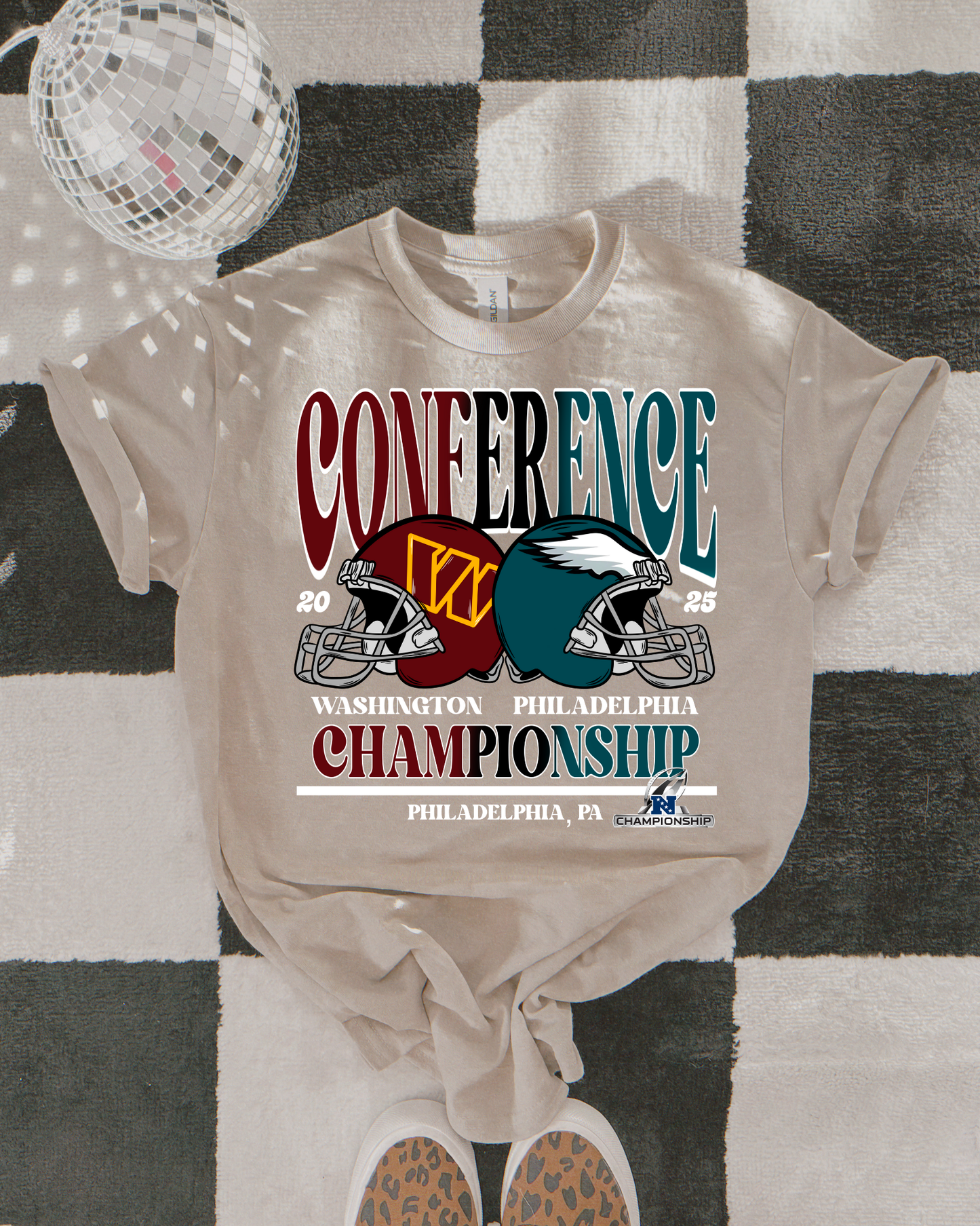 NFC Conference Championship 2025 Commanders Eagles Black